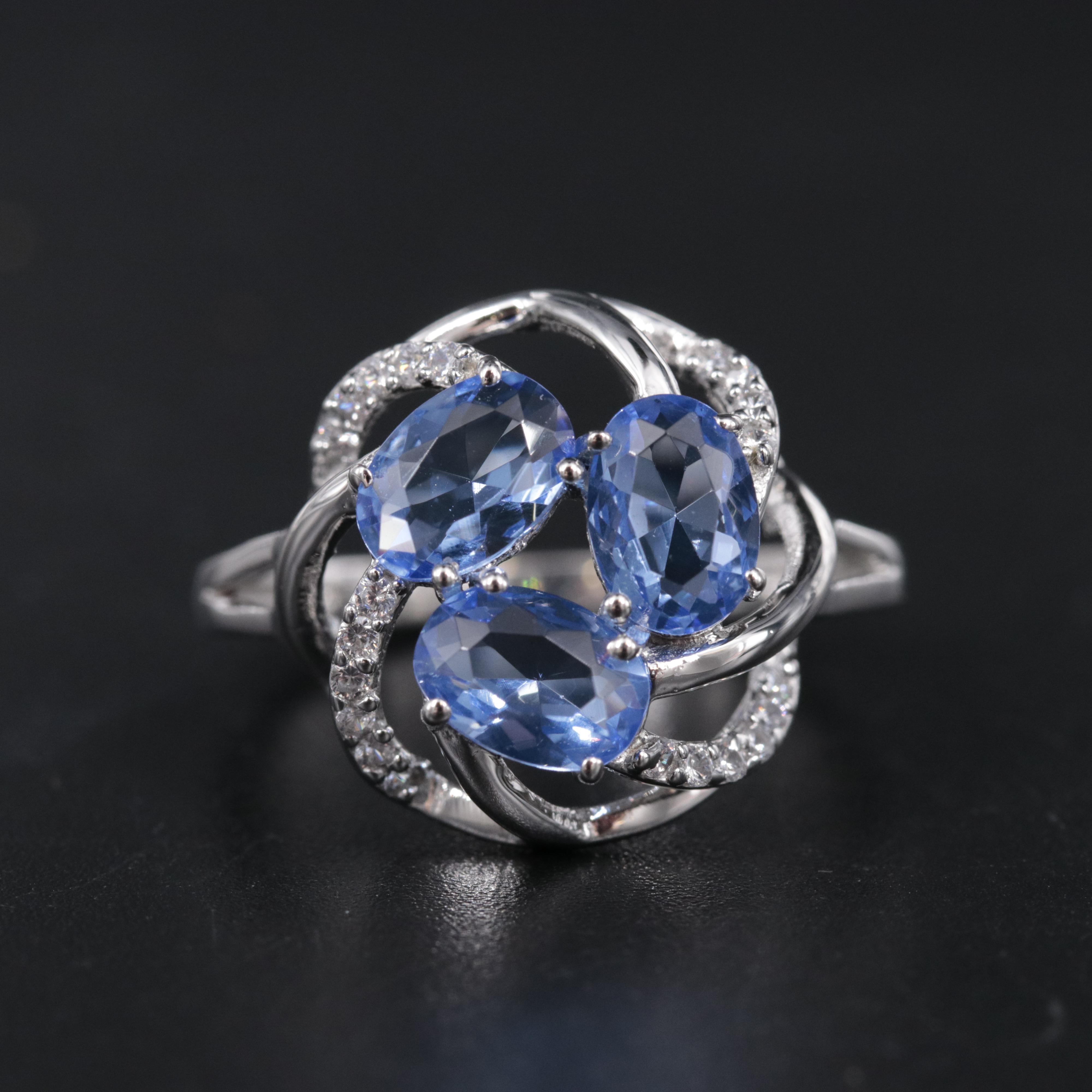 Sterling Silver Gemstone Ring