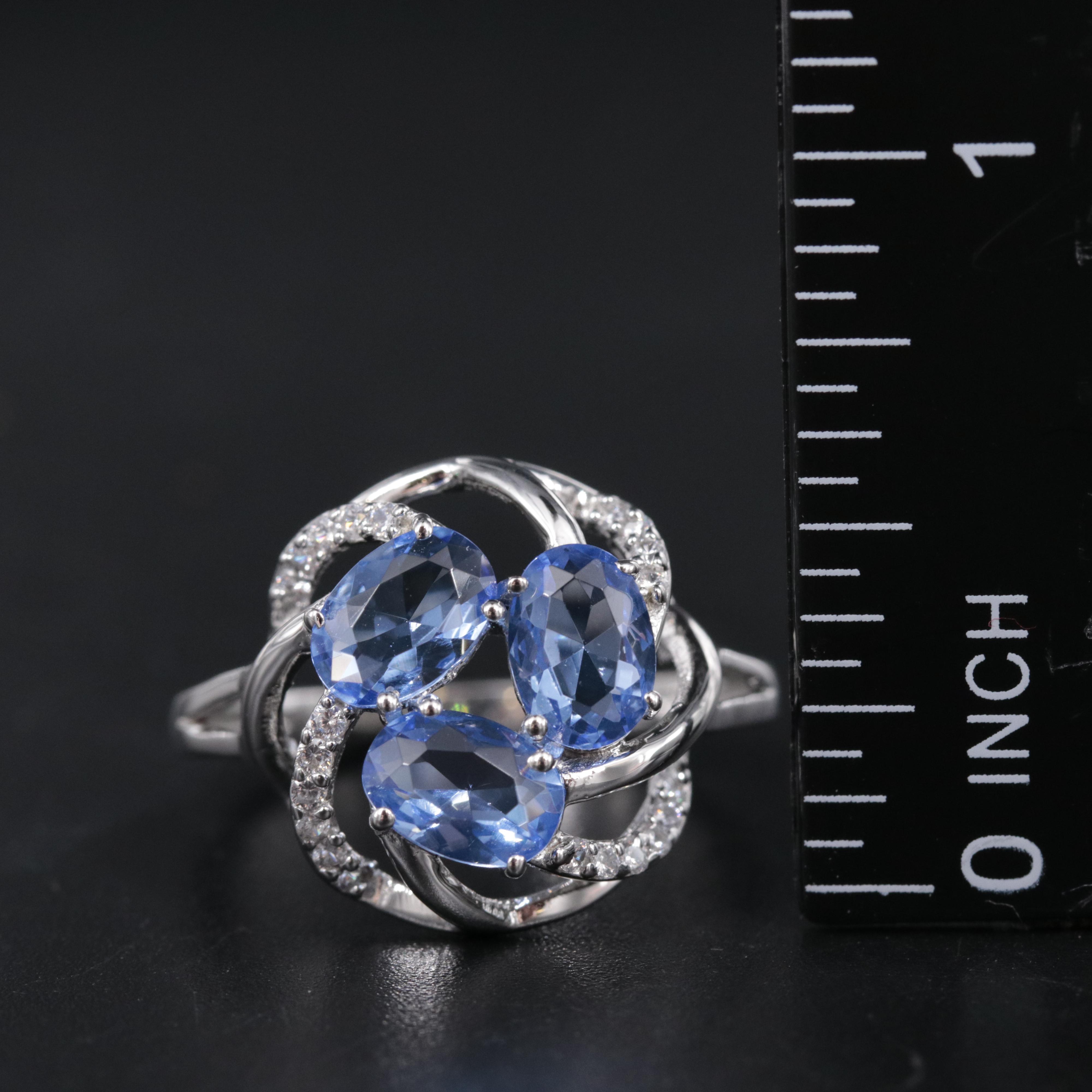 Sterling Silver Gemstone Ring