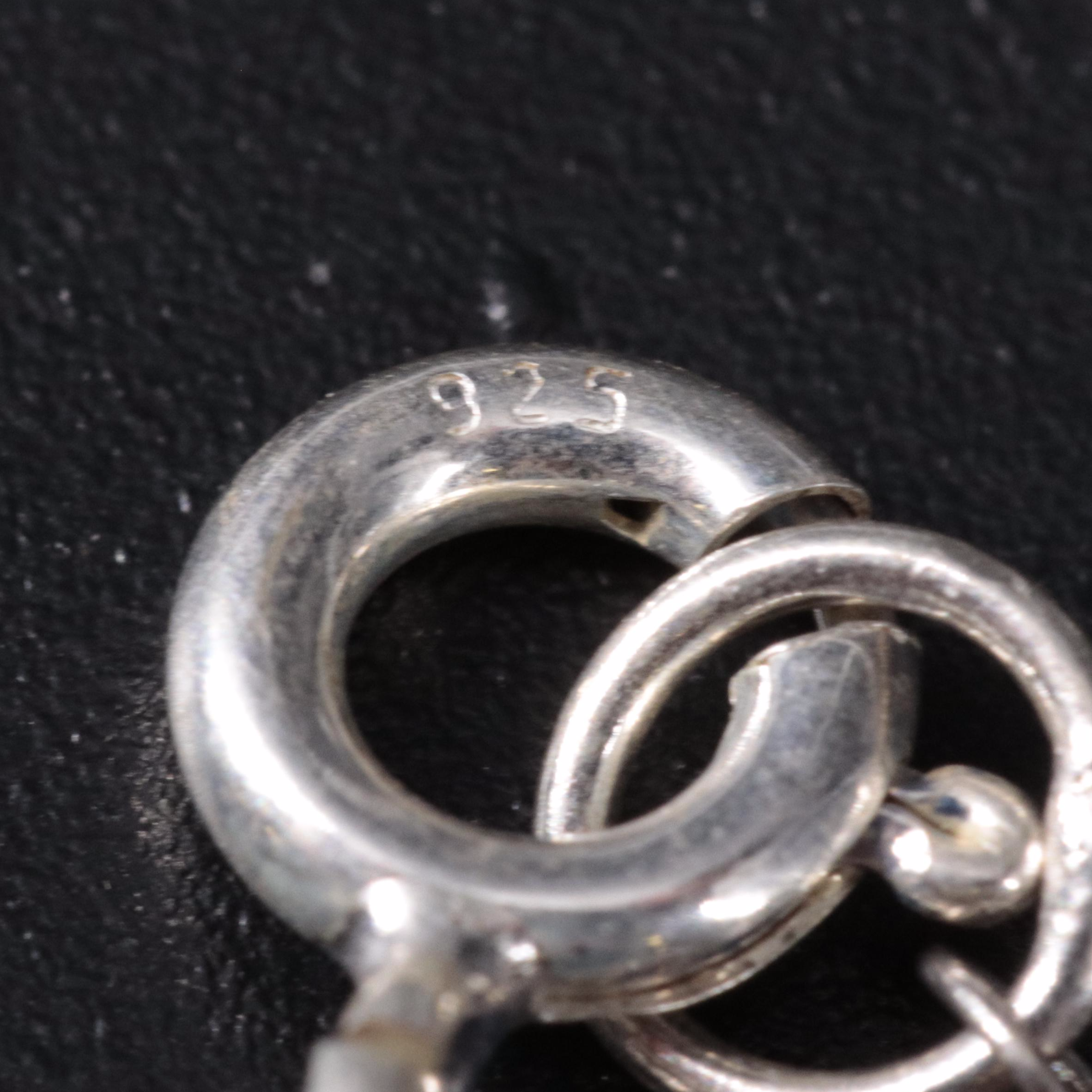 Sterling Silver Necklaces Featuring Gemstones