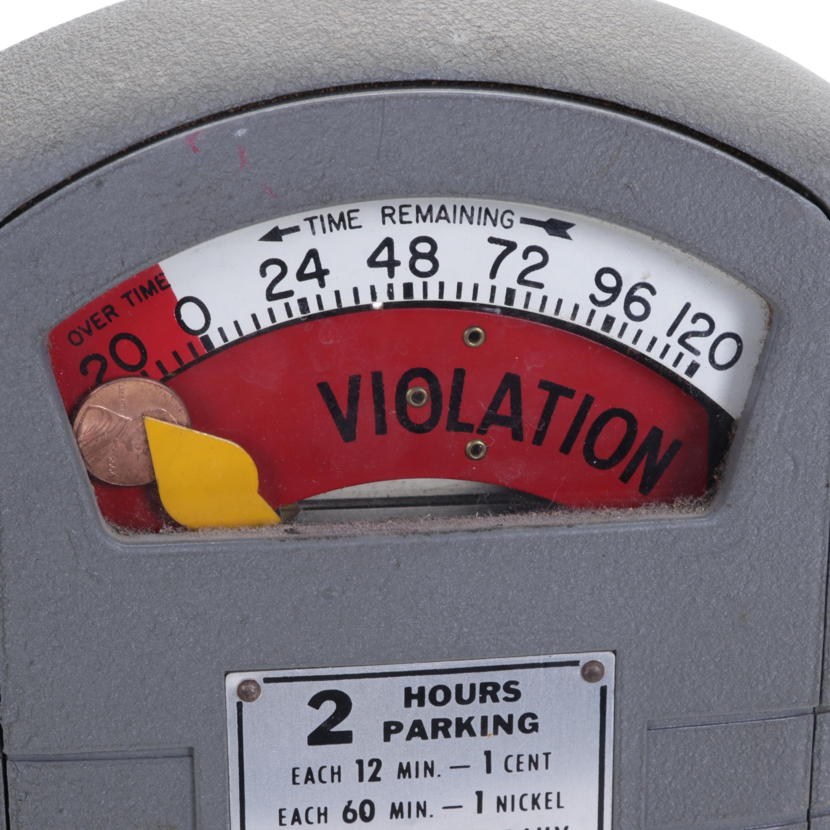The Karpark Corp. Two Hours Parking Meter, Mid to Late 20th Century
