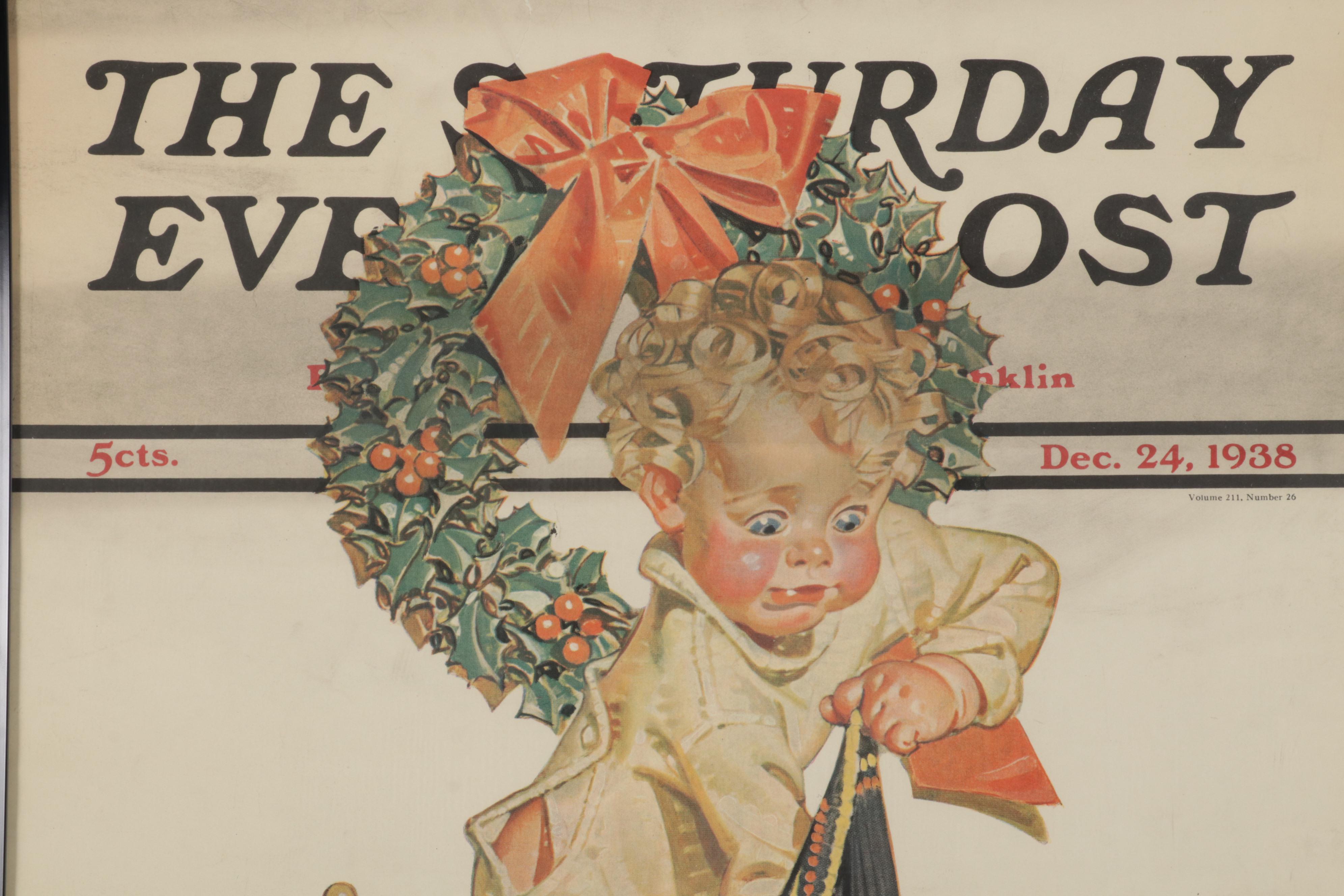Offset Lithograph After J. C. Leyendecker of "The Saturday Evening Post" Cover