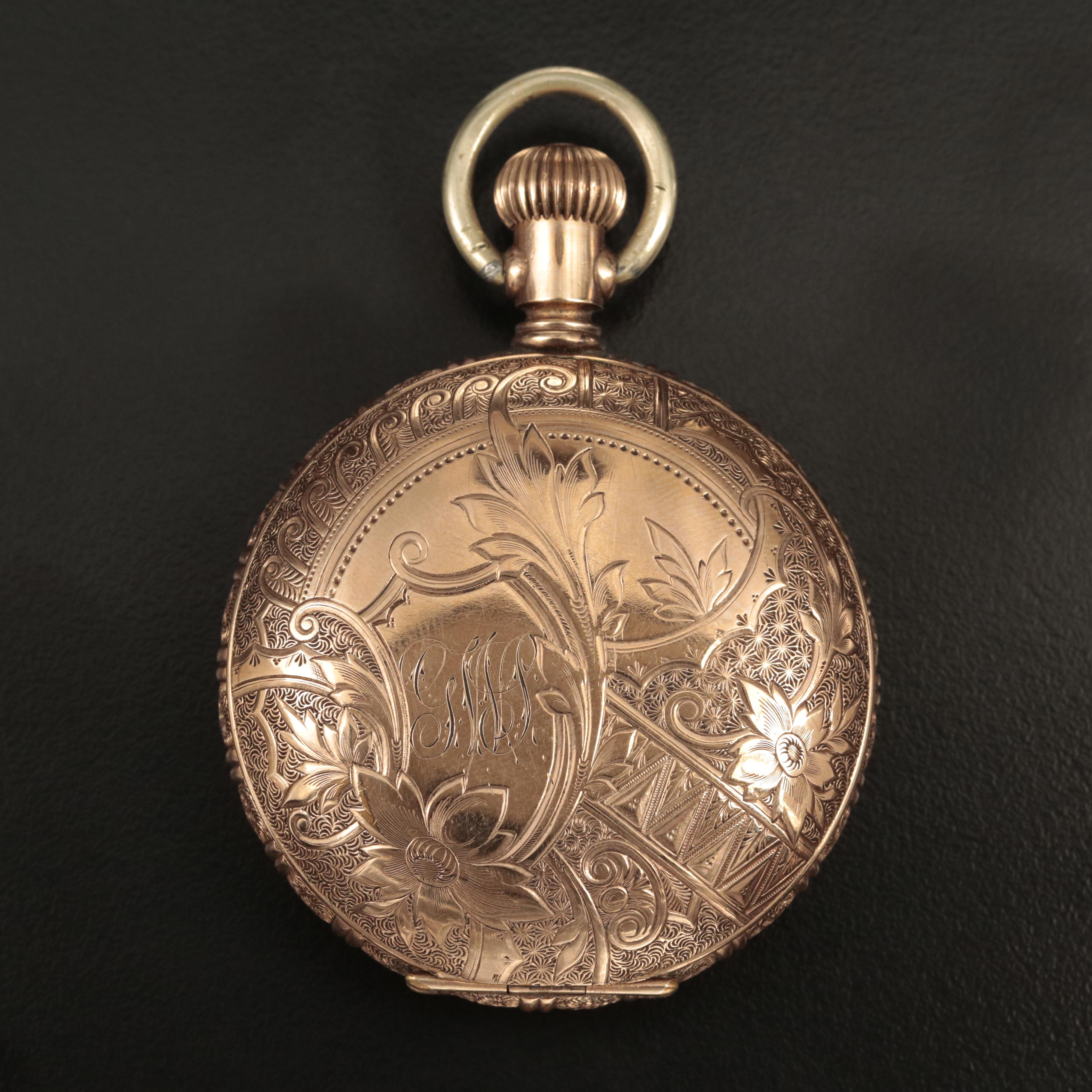 1888 Elgin H.H. Taylor Gold-Filled Hunting Case Pocket Watch