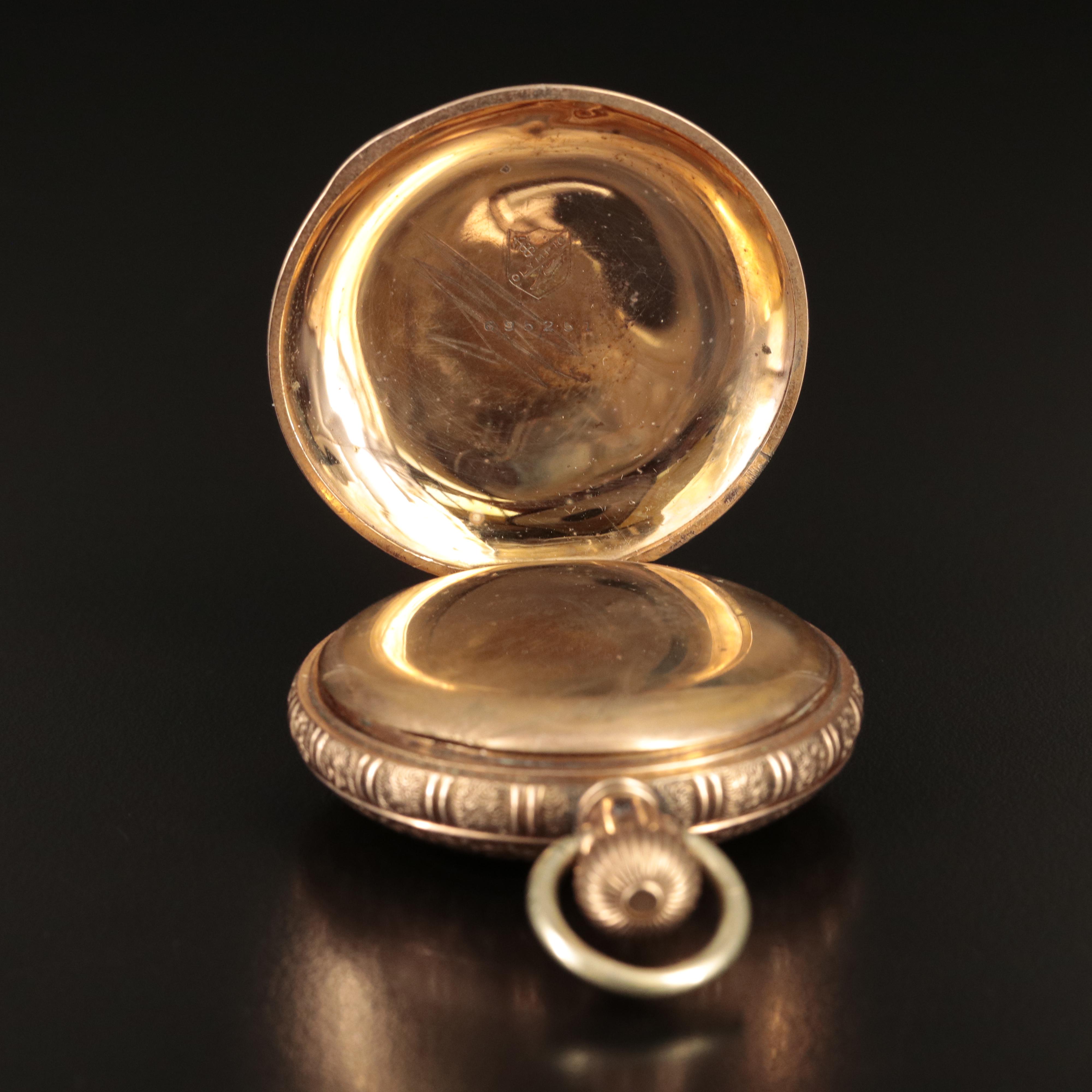 1888 Elgin H.H. Taylor Gold-Filled Hunting Case Pocket Watch