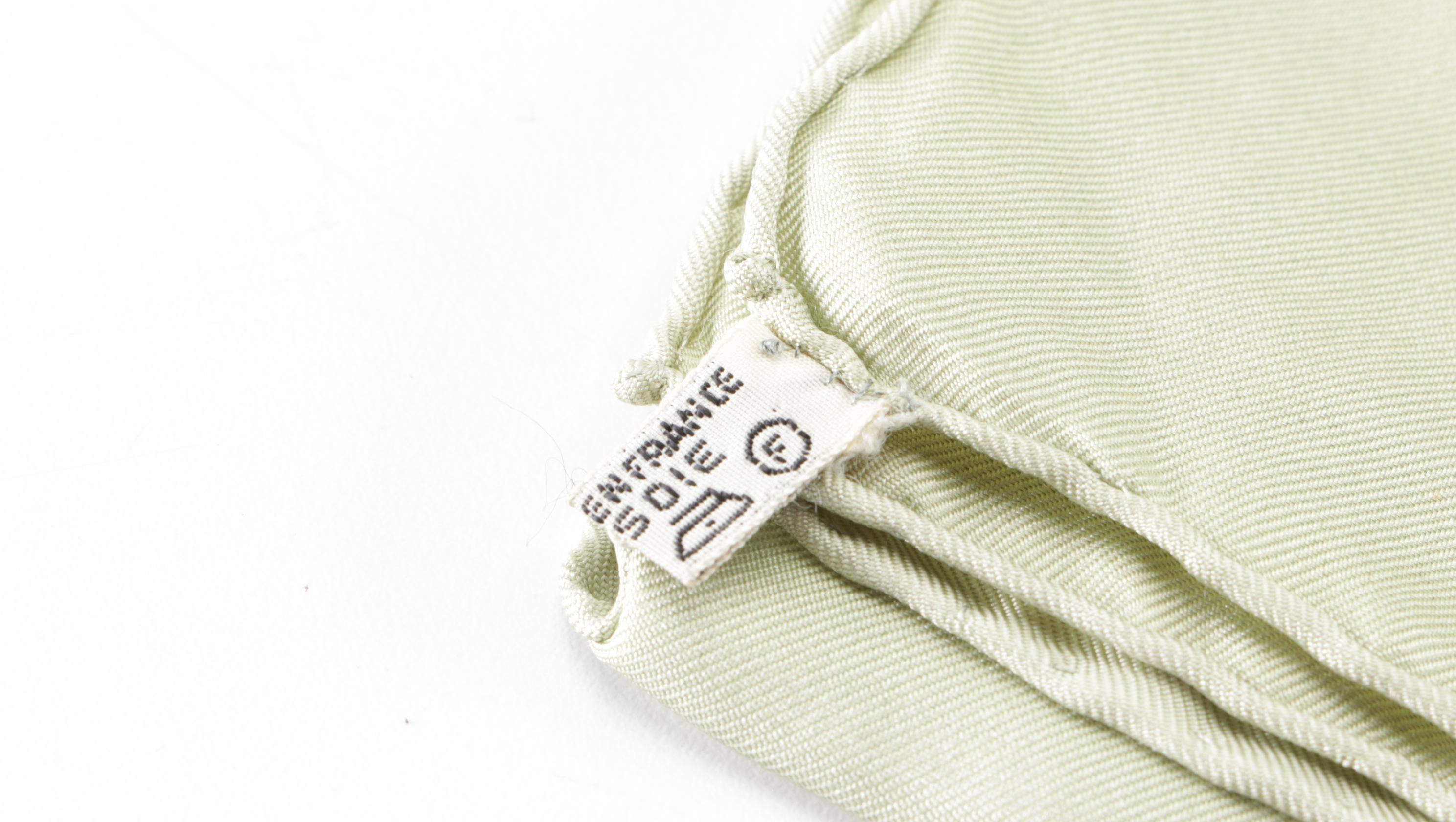 Hermès Early Issue "Romantique" Silk Twill Scarf