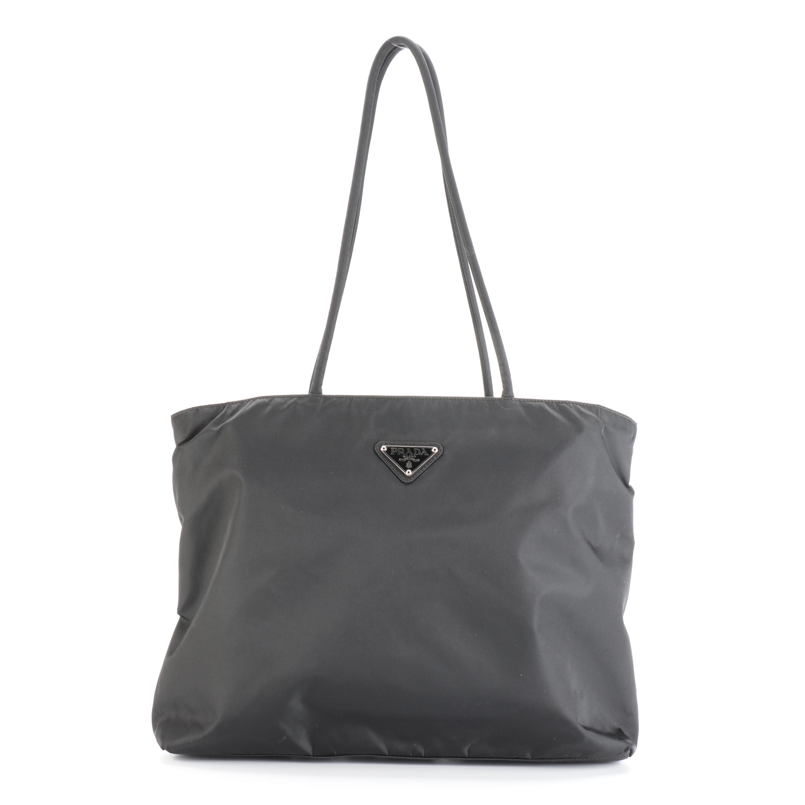 Prada Tote Bag in Black Tessuto Nylon