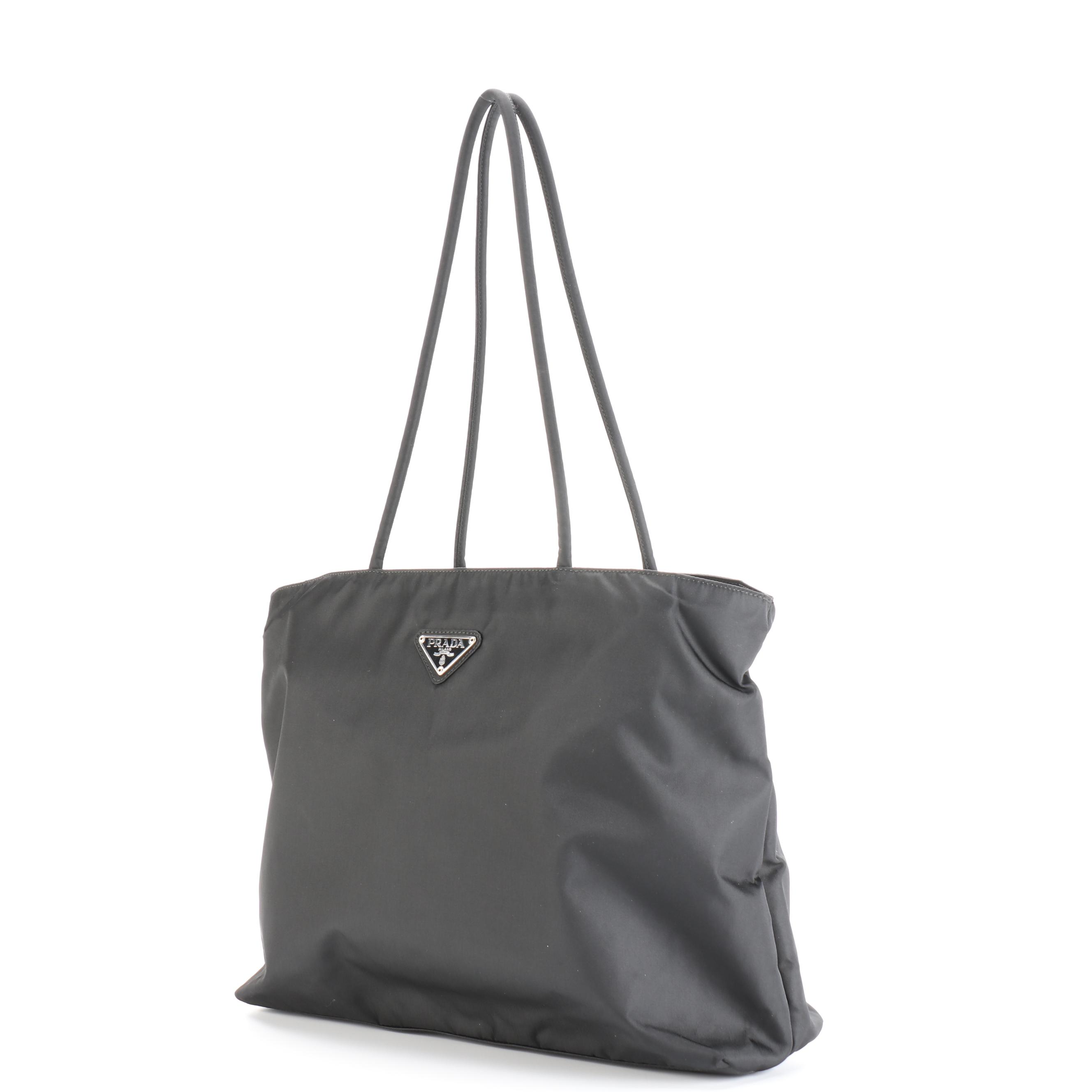 Prada Tote Bag in Black Tessuto Nylon
