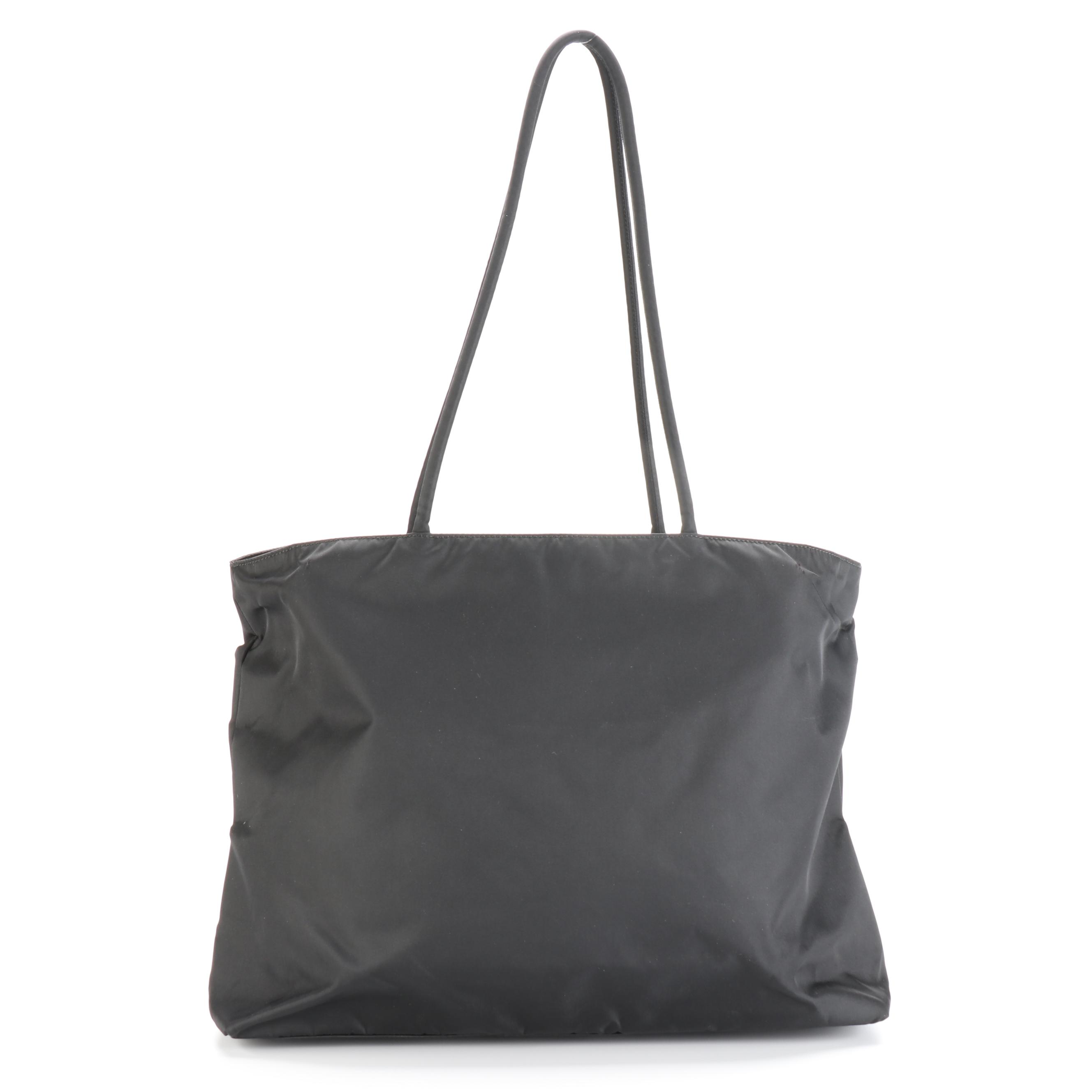 Prada Tote Bag in Black Tessuto Nylon
