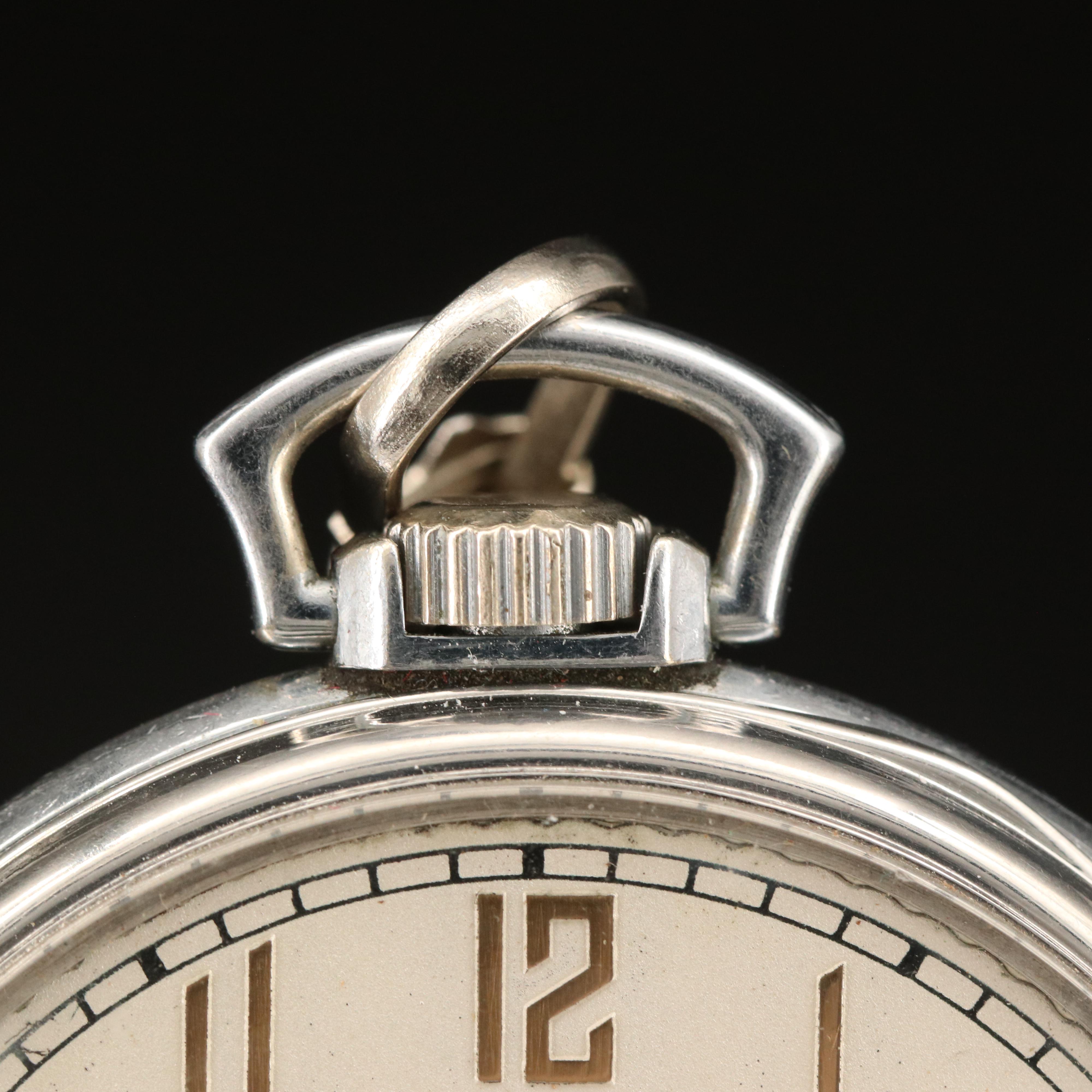 1933 Waltham Open Face Pocket Watch