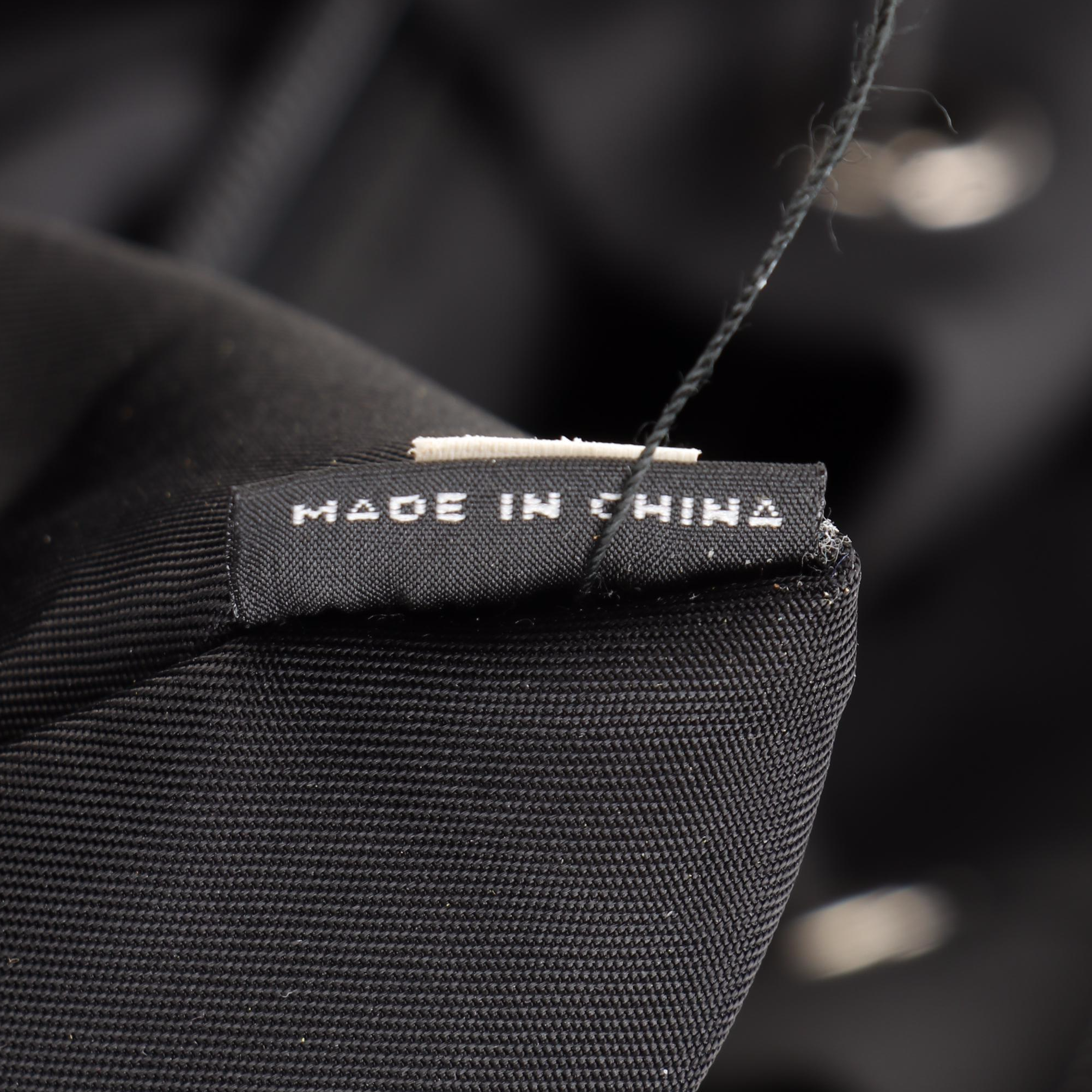 Prada Drawstring Rucksack in Black Tessuto Nylon