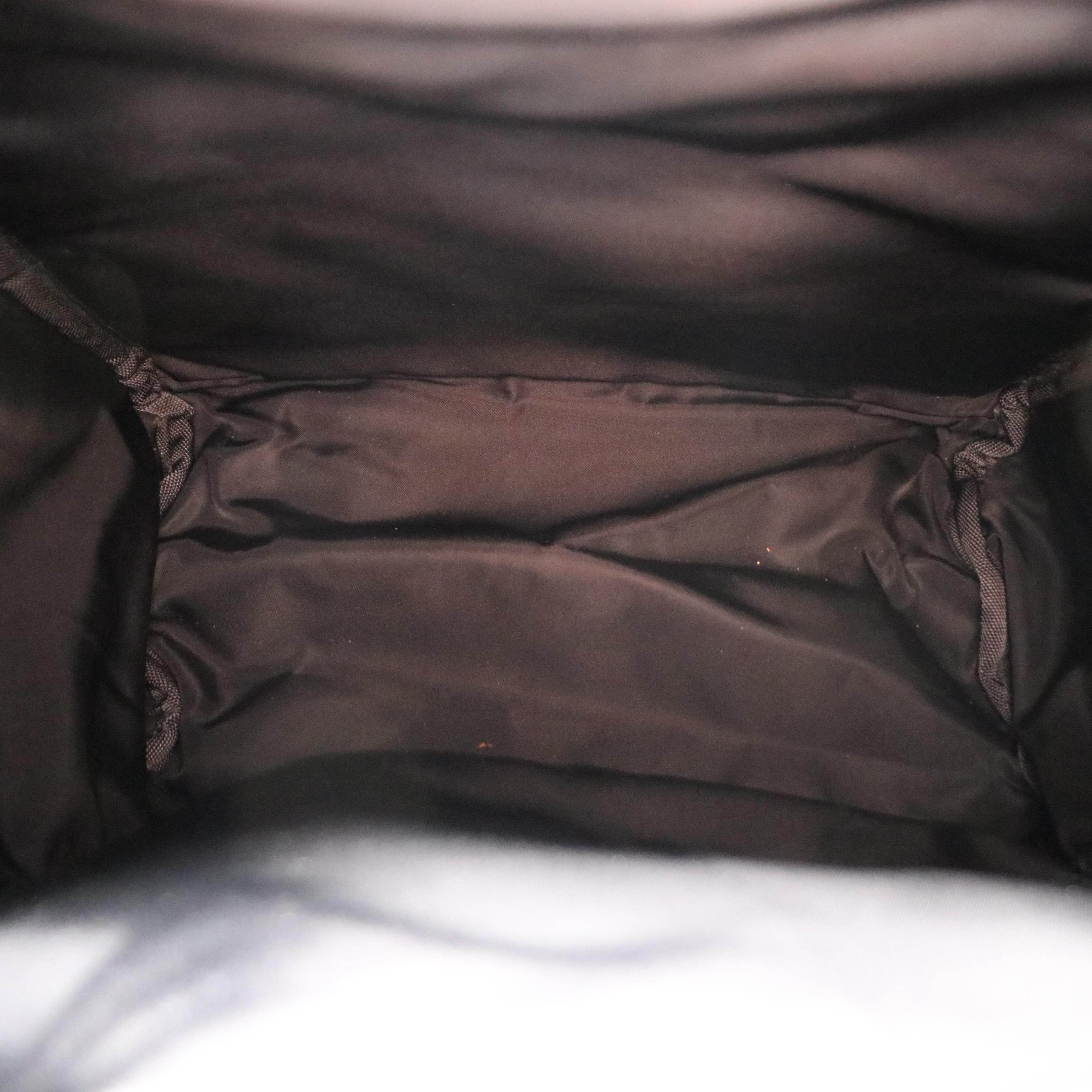 Prada Drawstring Rucksack in Black Tessuto Nylon