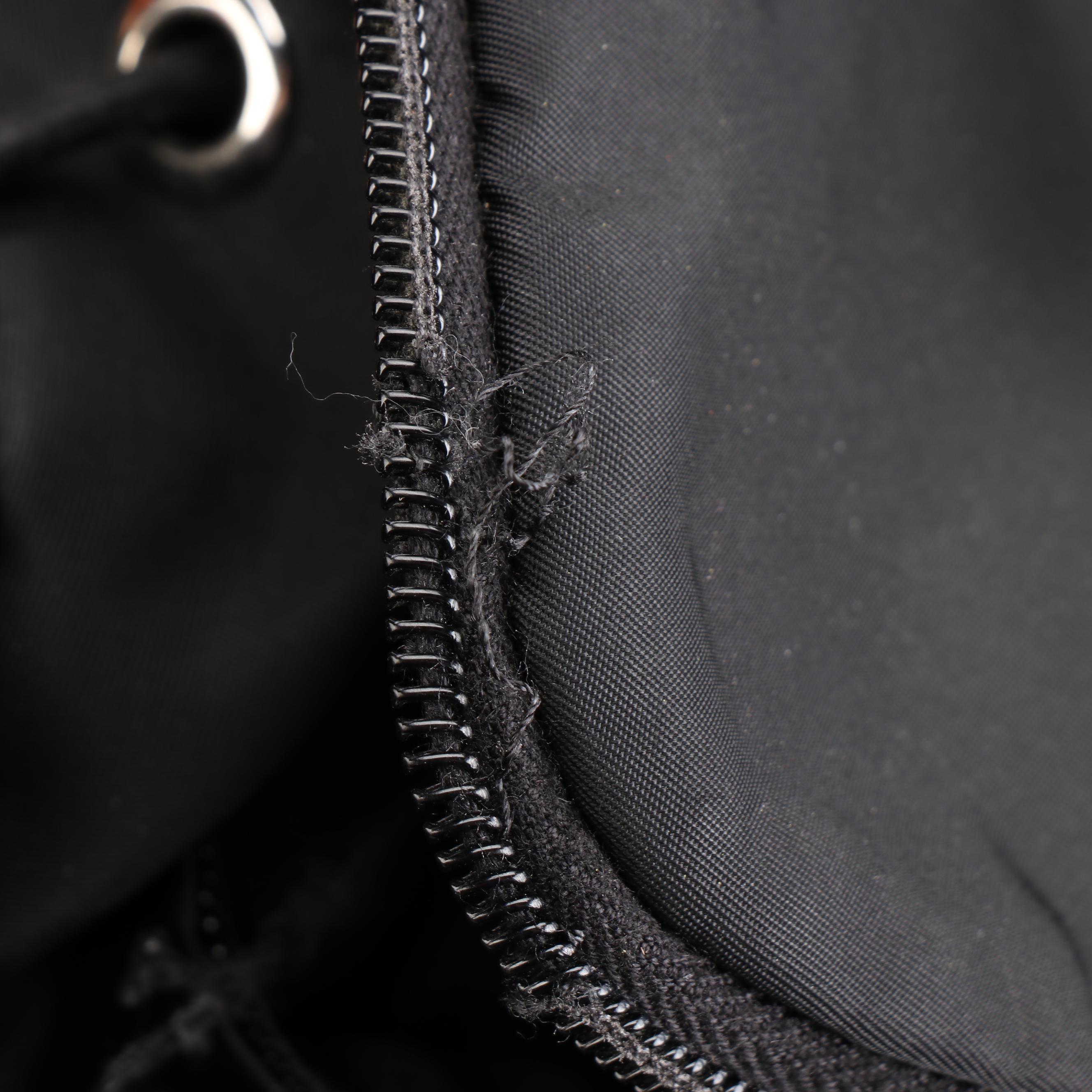 Prada Drawstring Rucksack in Black Tessuto Nylon