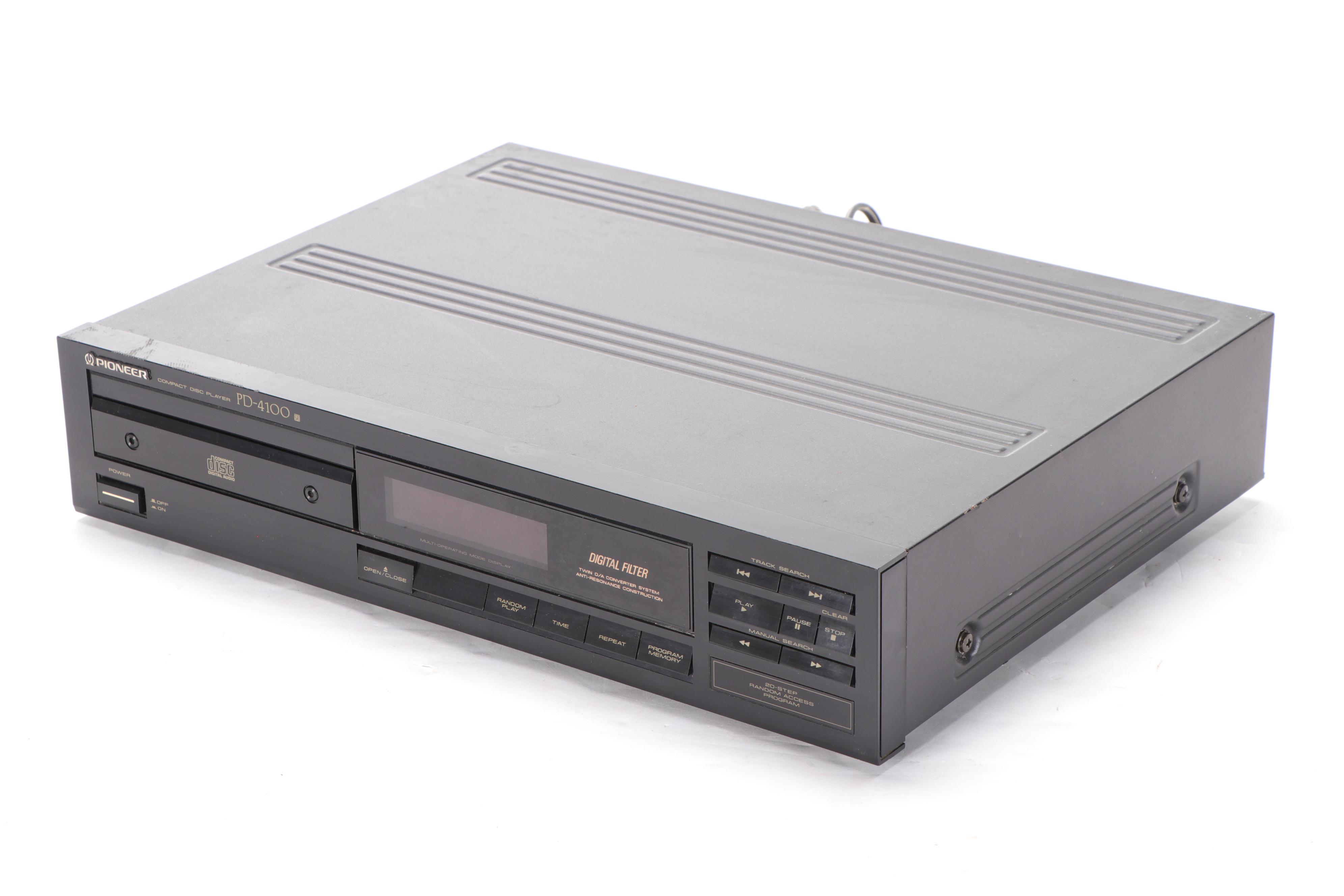 Pioneer Audio Video Receiver, Graphic Equalizer and CD Player