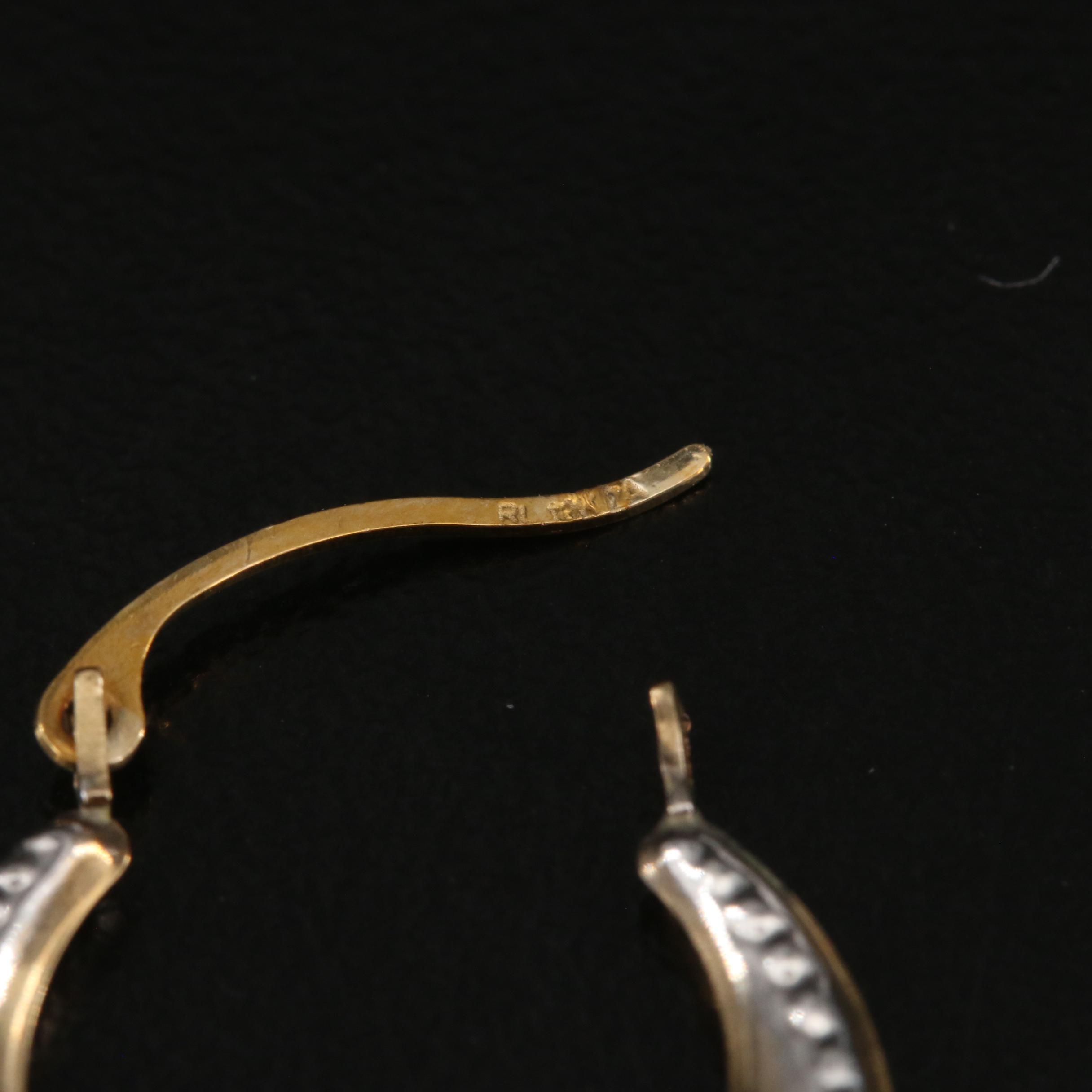 10K Hoop Earrings