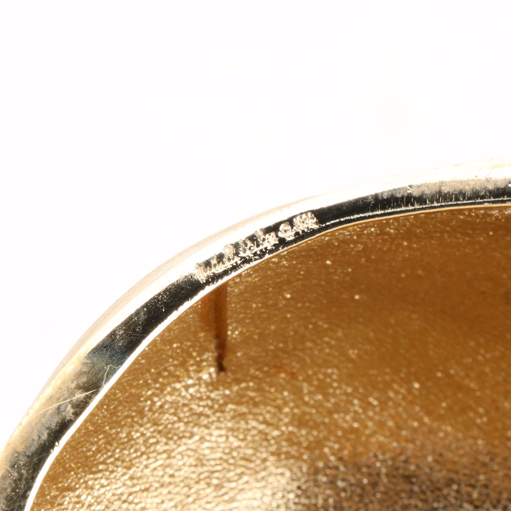 Judith Leiber Brushed Gold Tone Sleeping Cat with Crystal Bow and Accessories