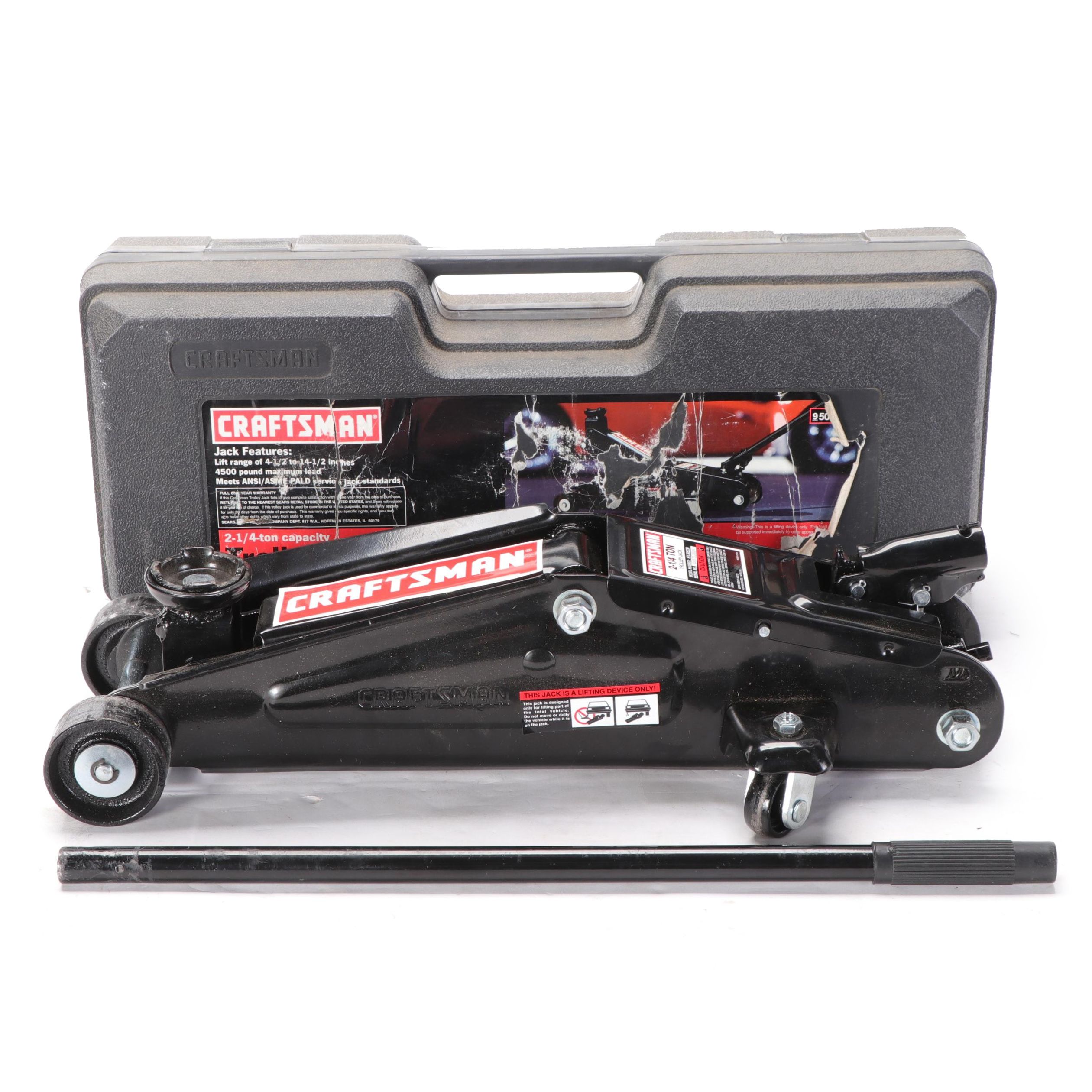 Craftsman 2-1/4 Ton Trolley Jack with Case