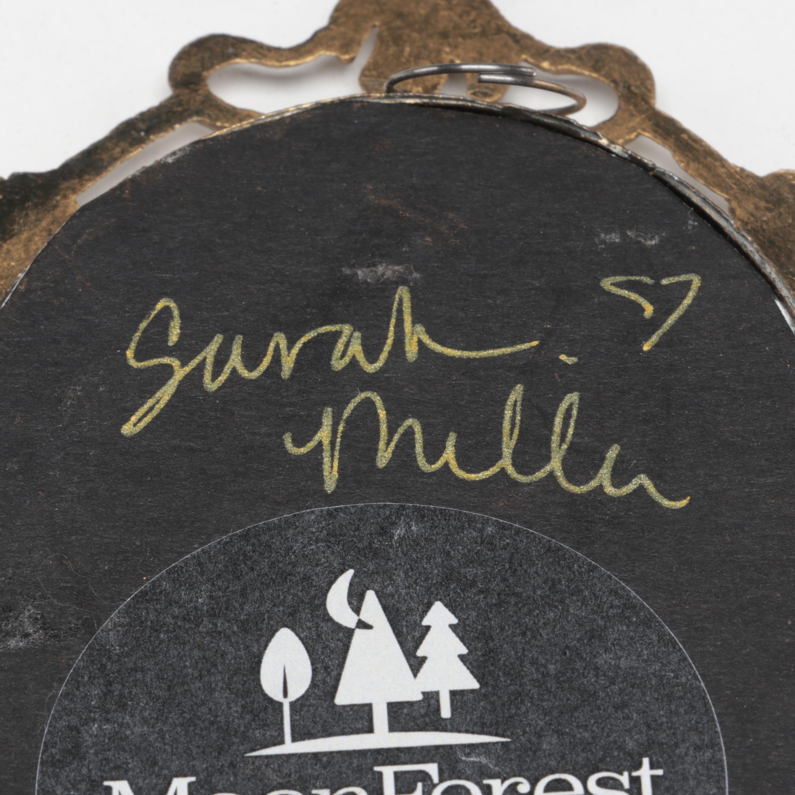 Sarah Miller Fiber Art Wall Hanging of Mystic Eye