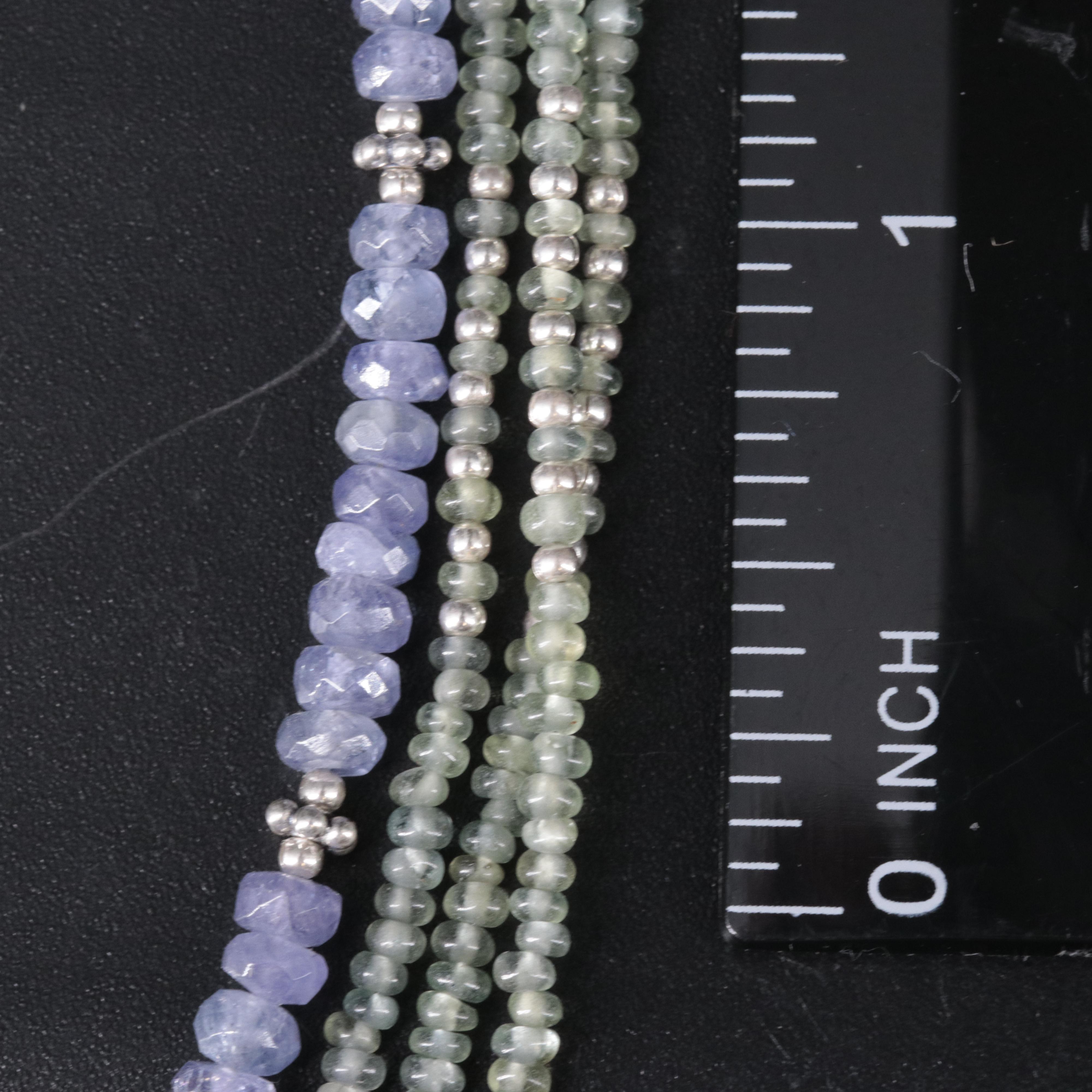 Sterling Silver Gemstone Bracelets