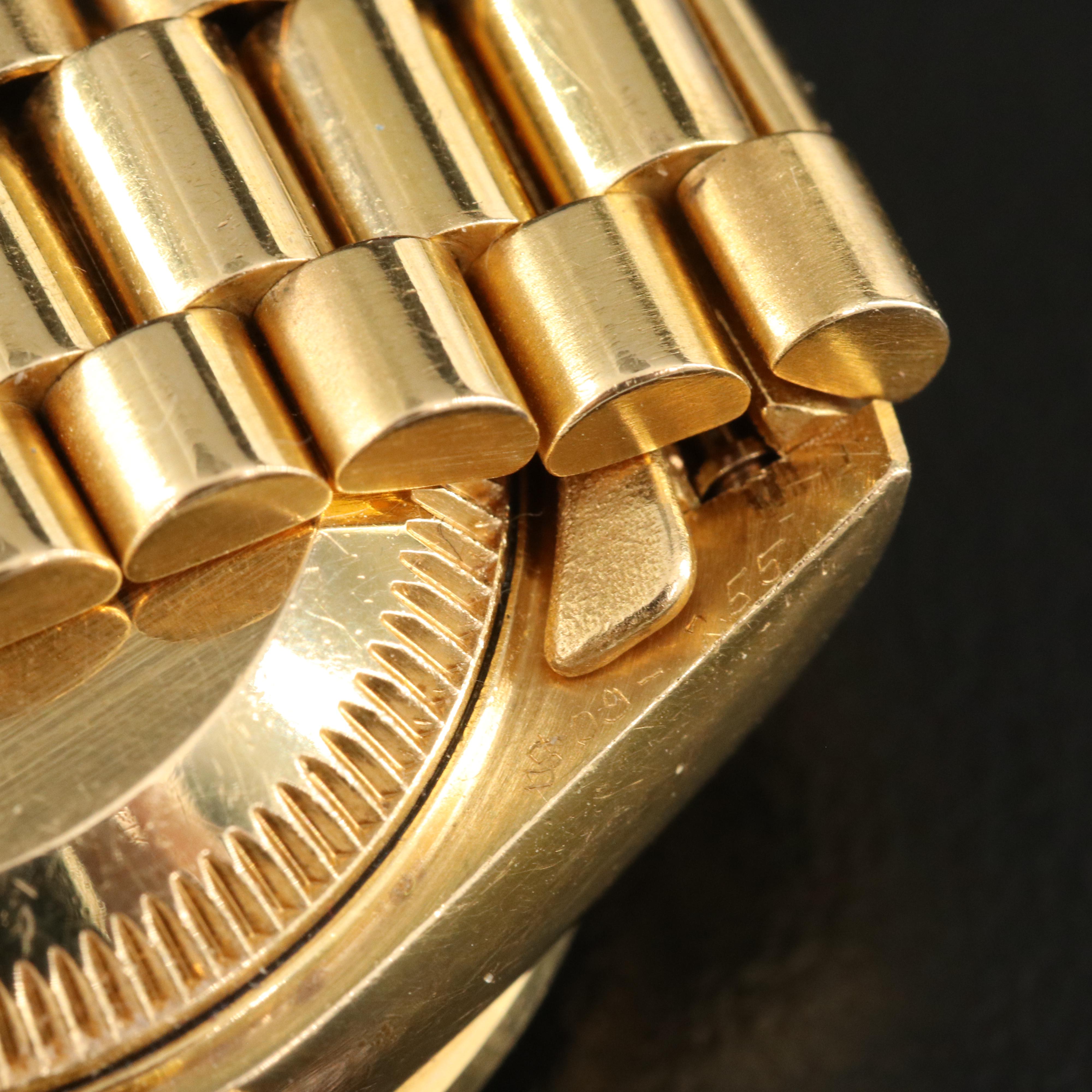 1984 Rolex Datejust Diamond Bezel Watch with President Band