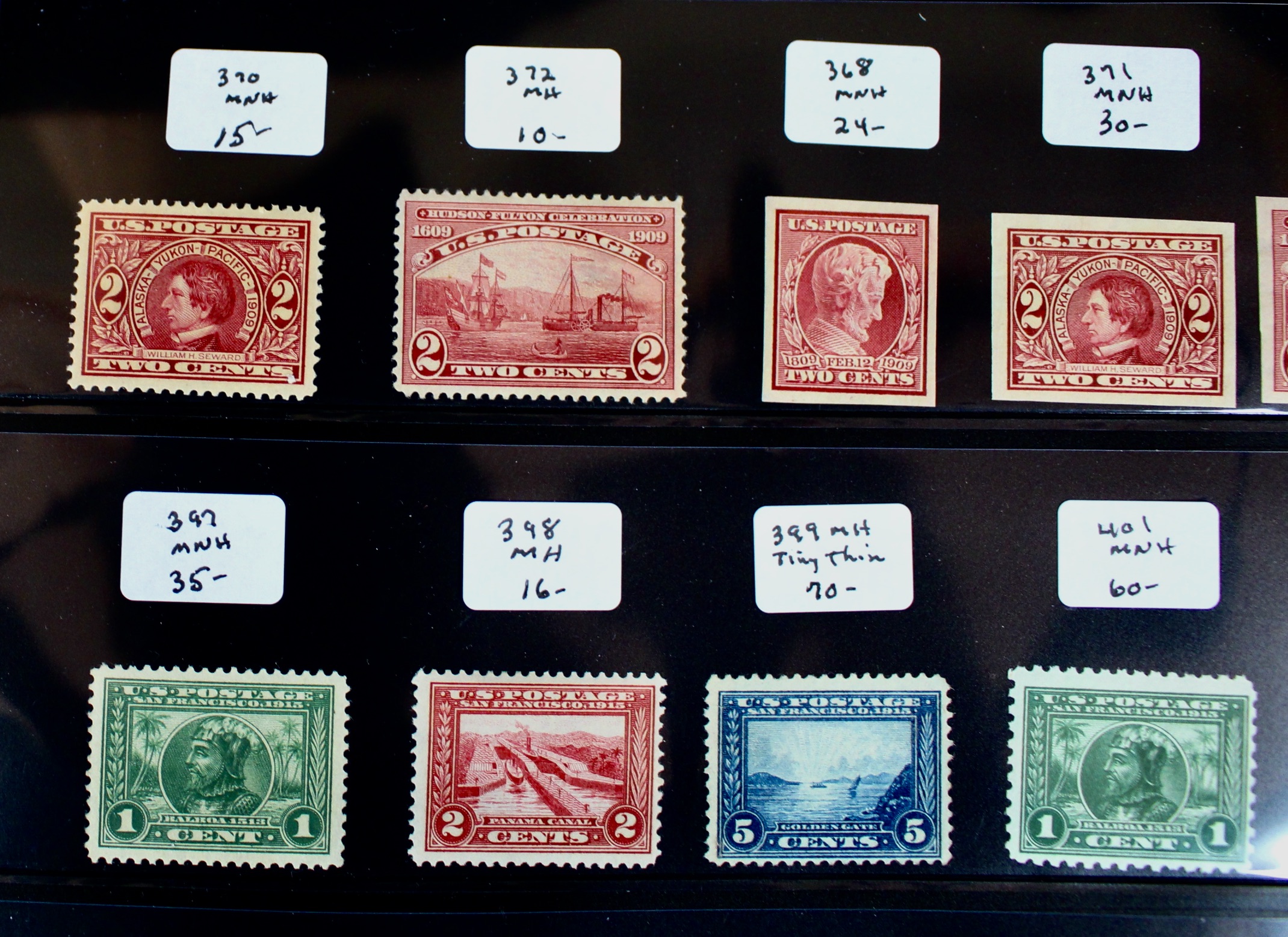 Twenty-three Early U.S. Stamps Including Scott# 393