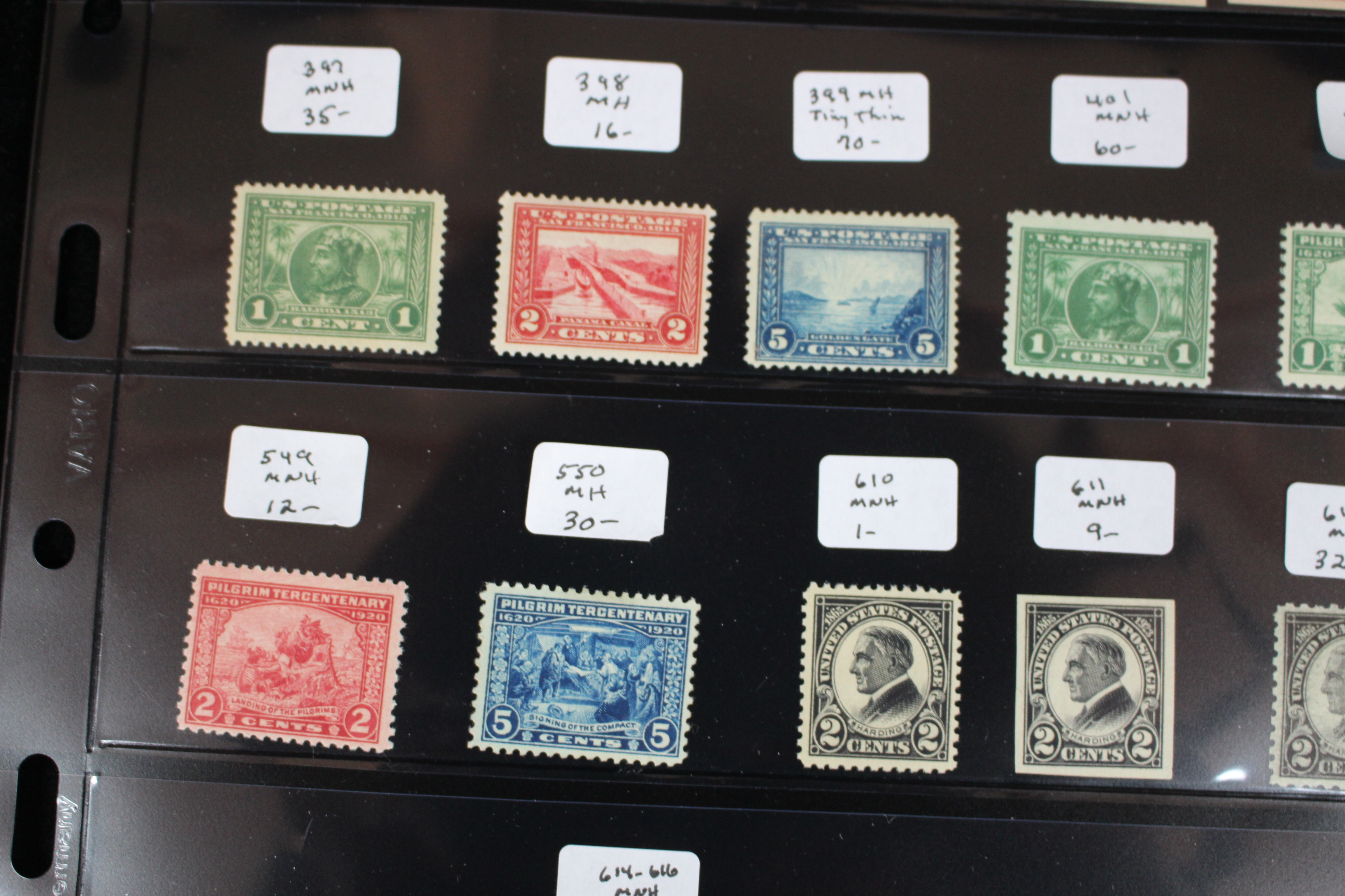 Twenty-three Early U.S. Stamps Including Scott# 393