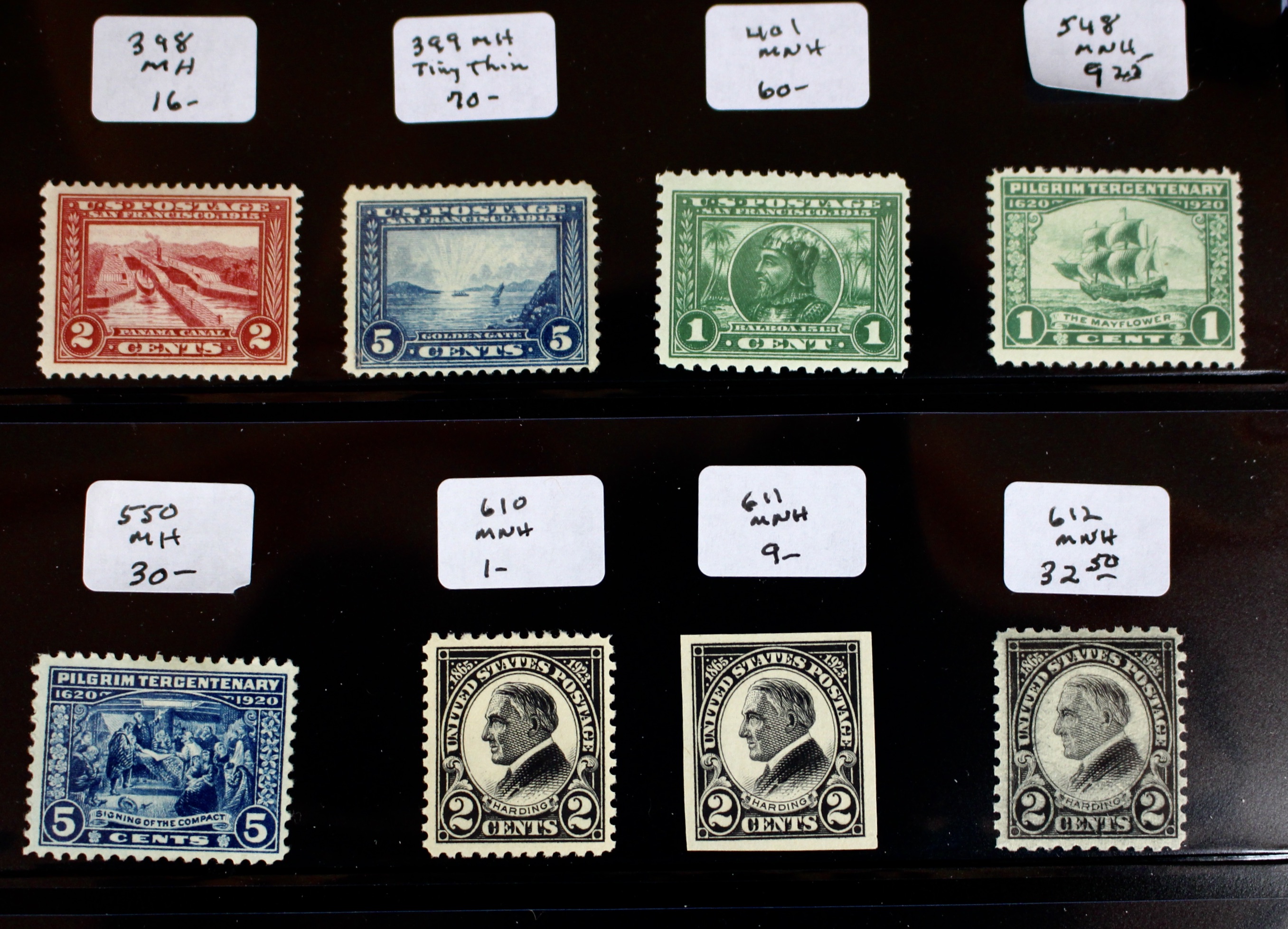 Twenty-three Early U.S. Stamps Including Scott# 393