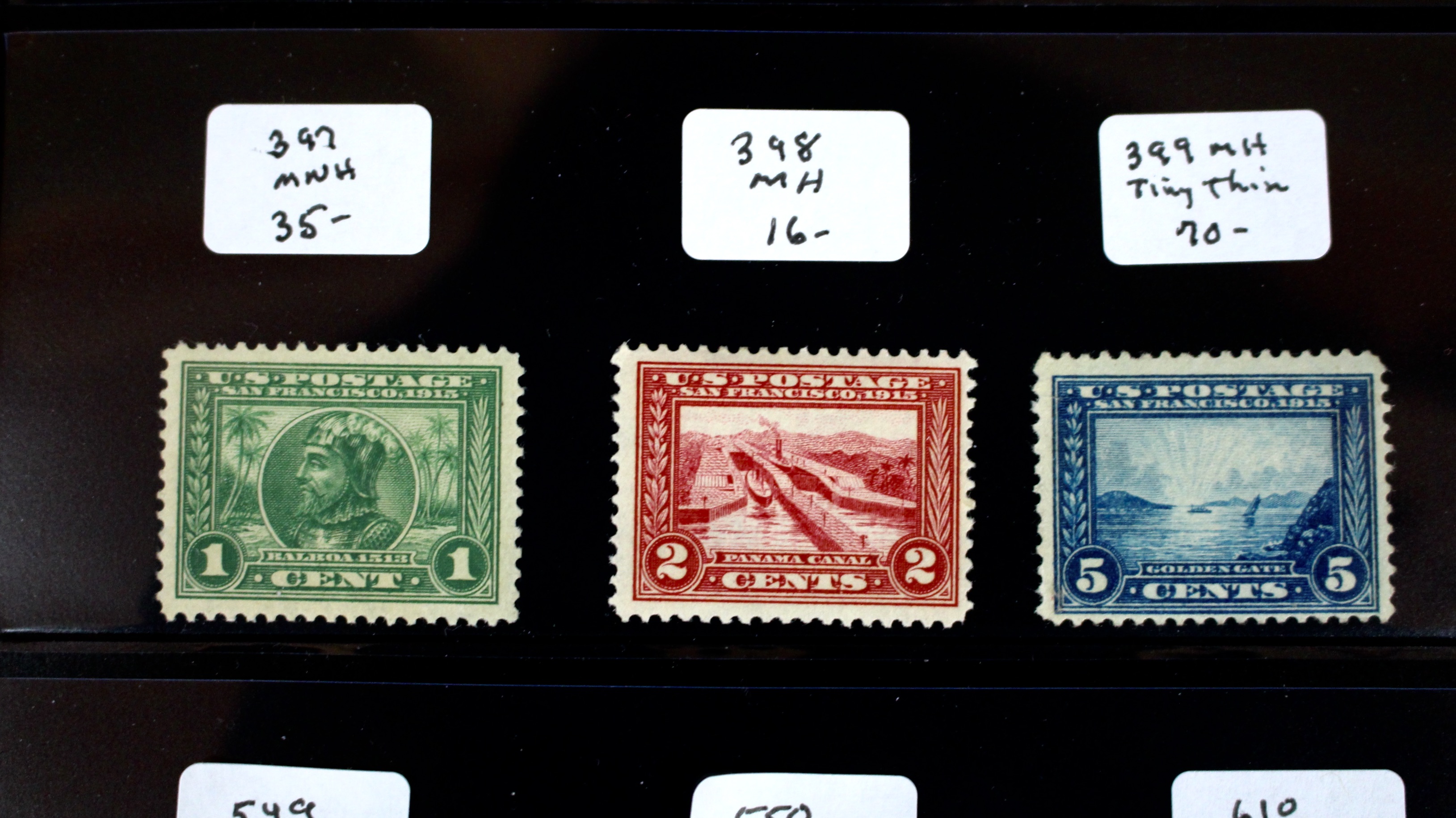 Twenty-three Early U.S. Stamps Including Scott# 393