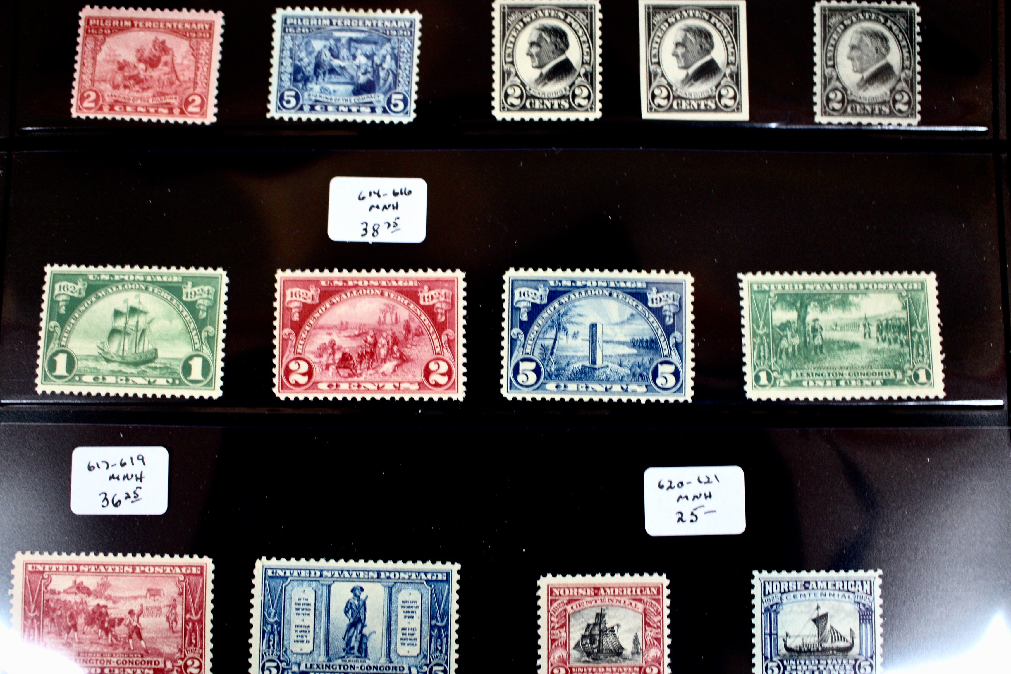 Twenty-three Early U.S. Stamps Including Scott# 393