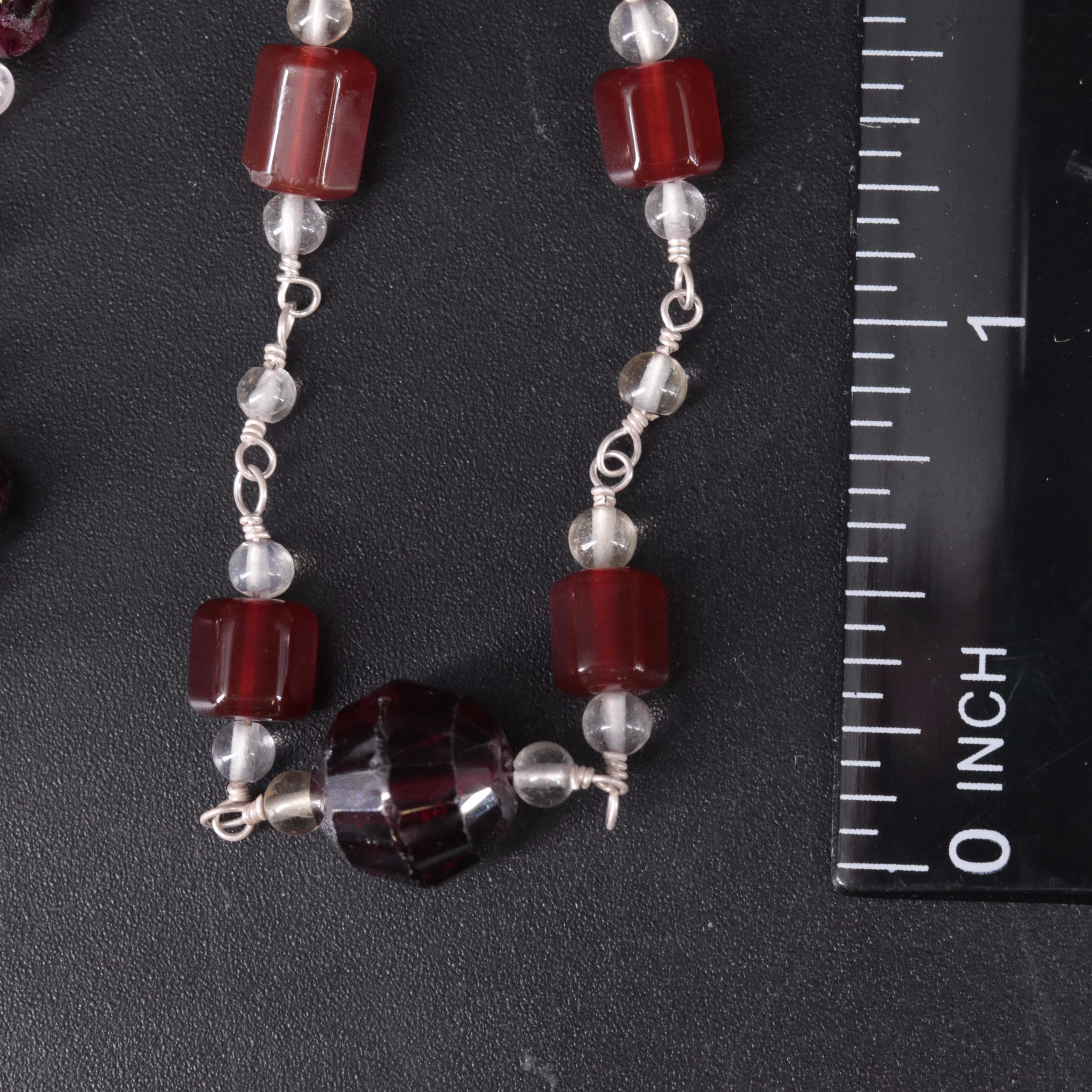 Sterling Silver Gemstone Necklace Collection