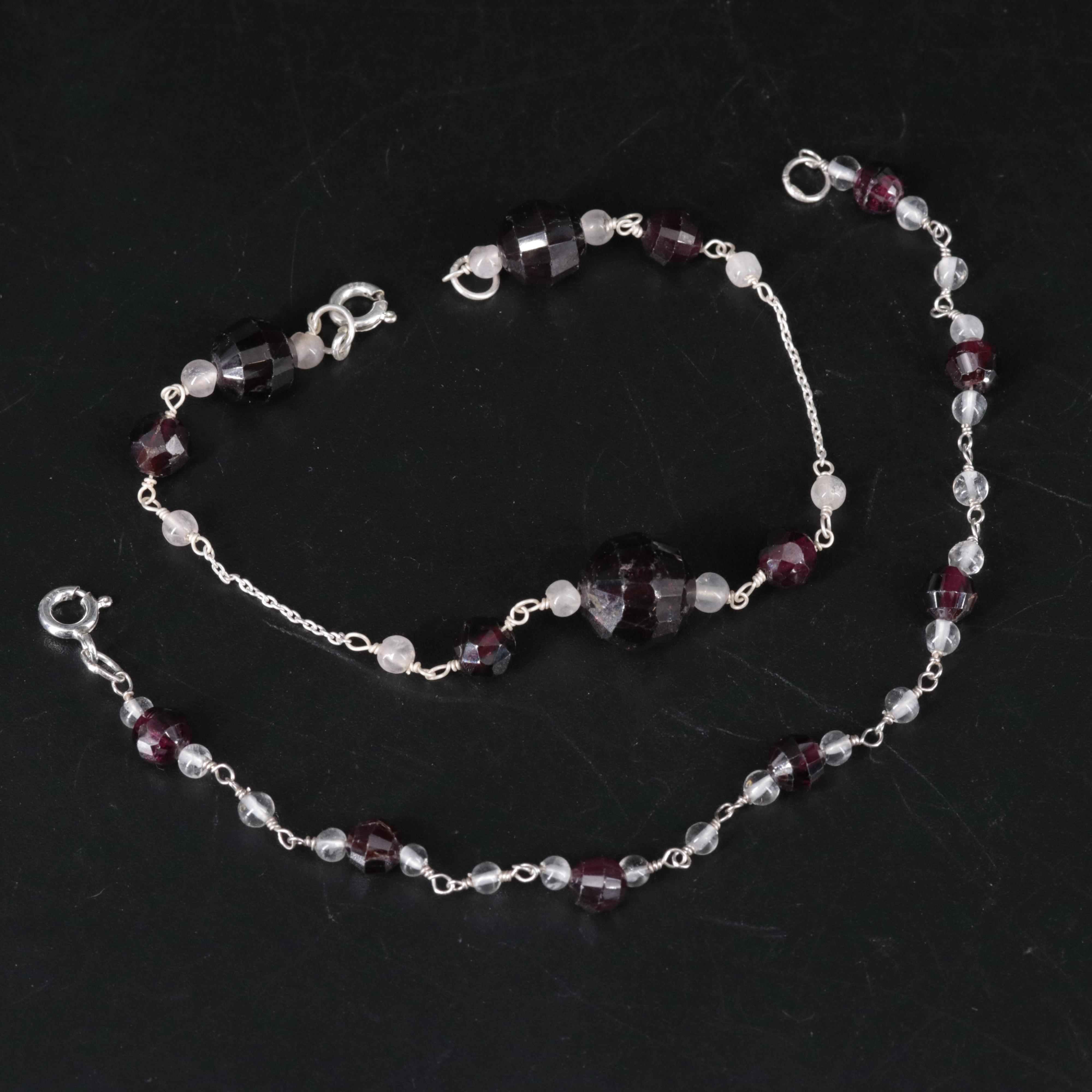 Sterling Silver Gemstone Bracelets