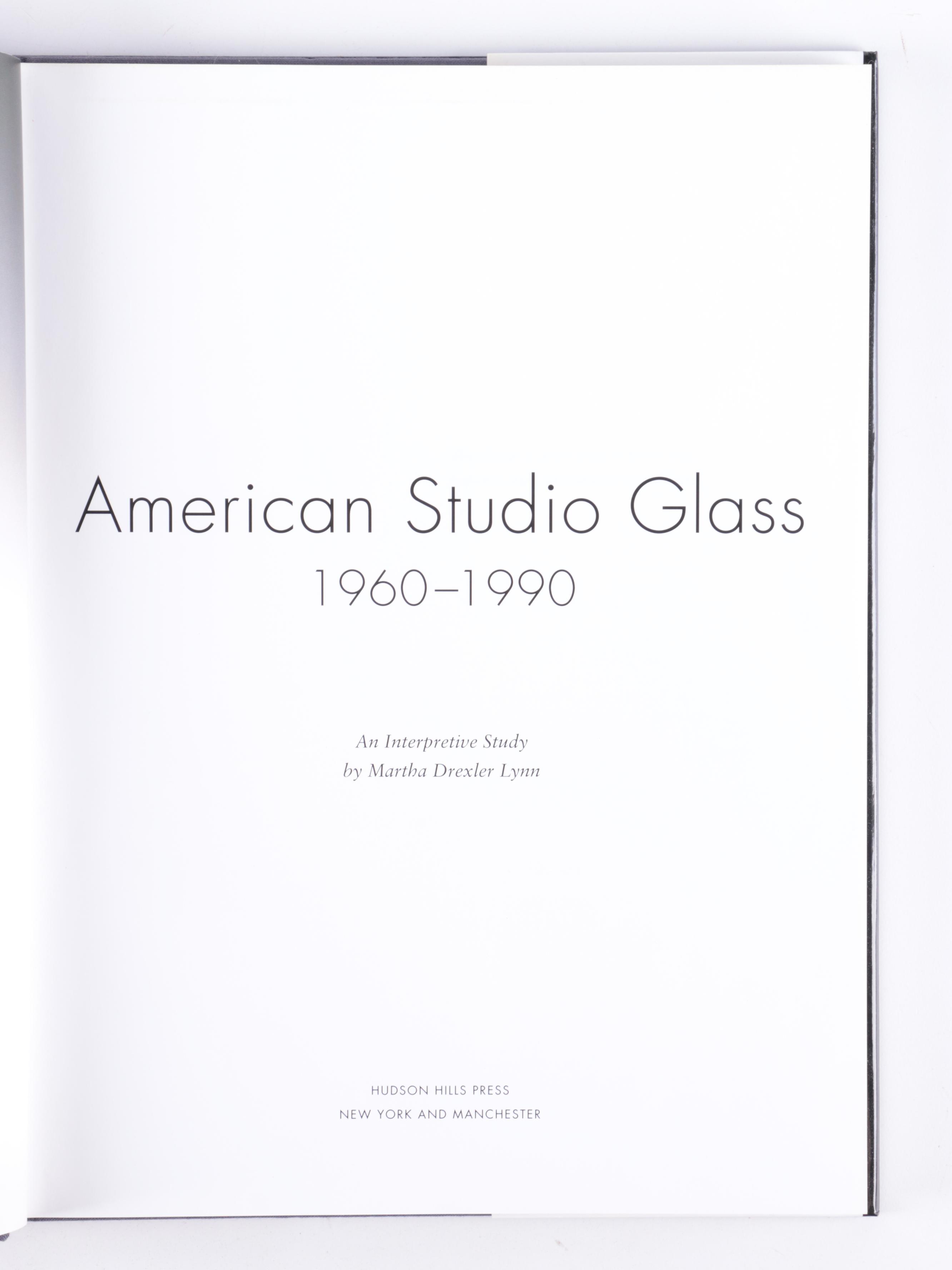 First Edition "Fire" by Dale Chihuly and More Art Glass Books