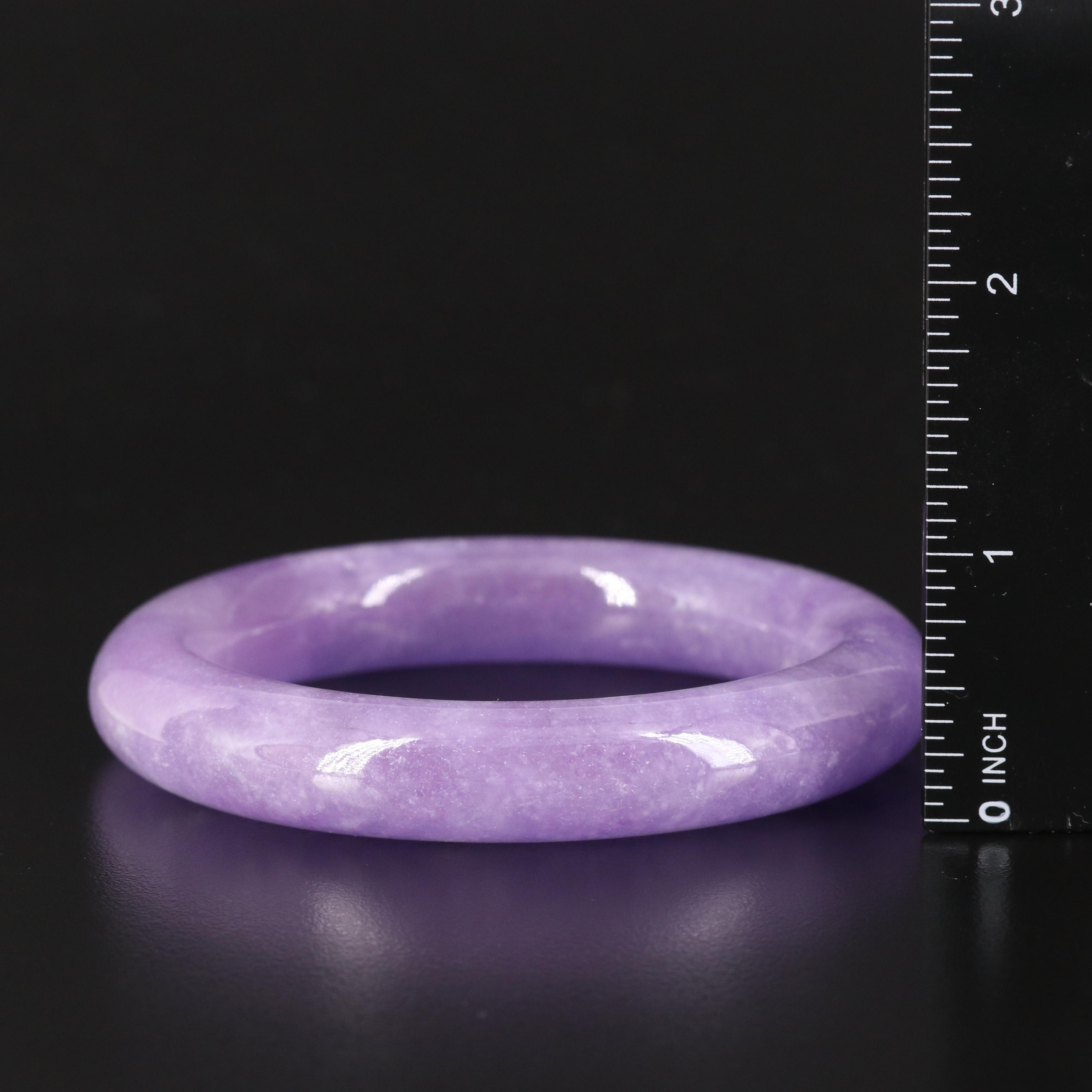 Jadeite Hololith Bangle