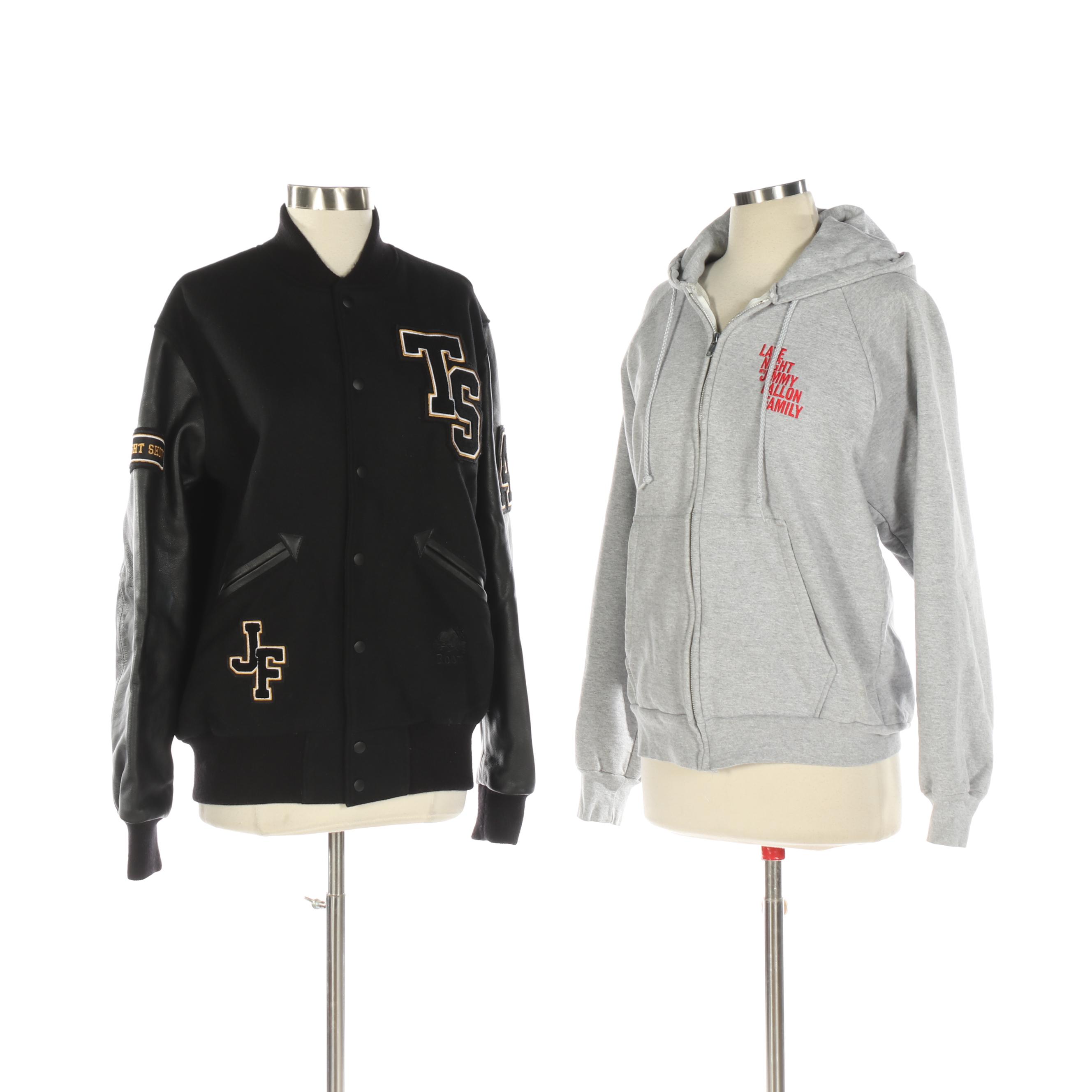 Tonight Show with Jimmy Fallon Varsity Jacket and Cast and Crew Gear