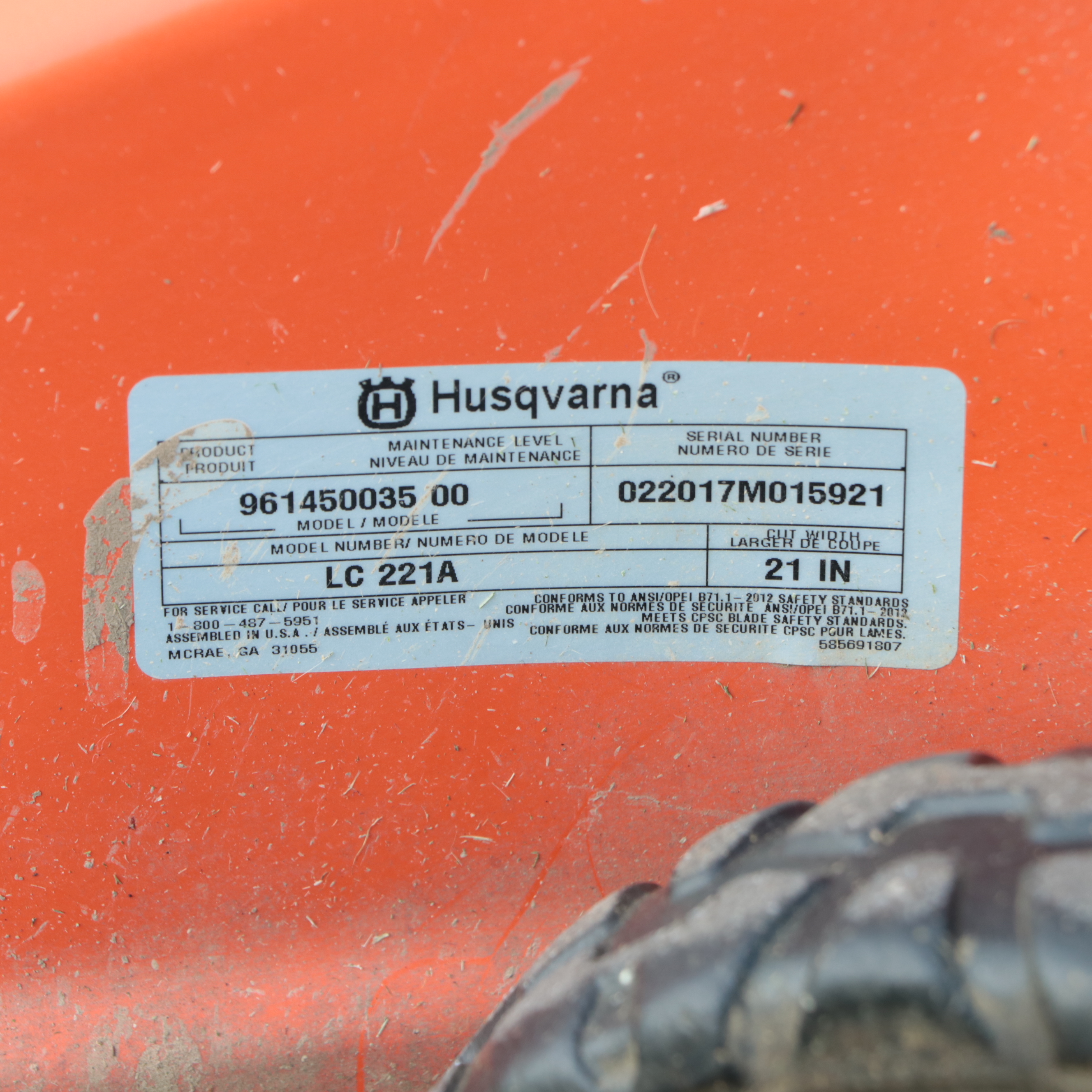 Husqvarna Push Mower and Other Tools