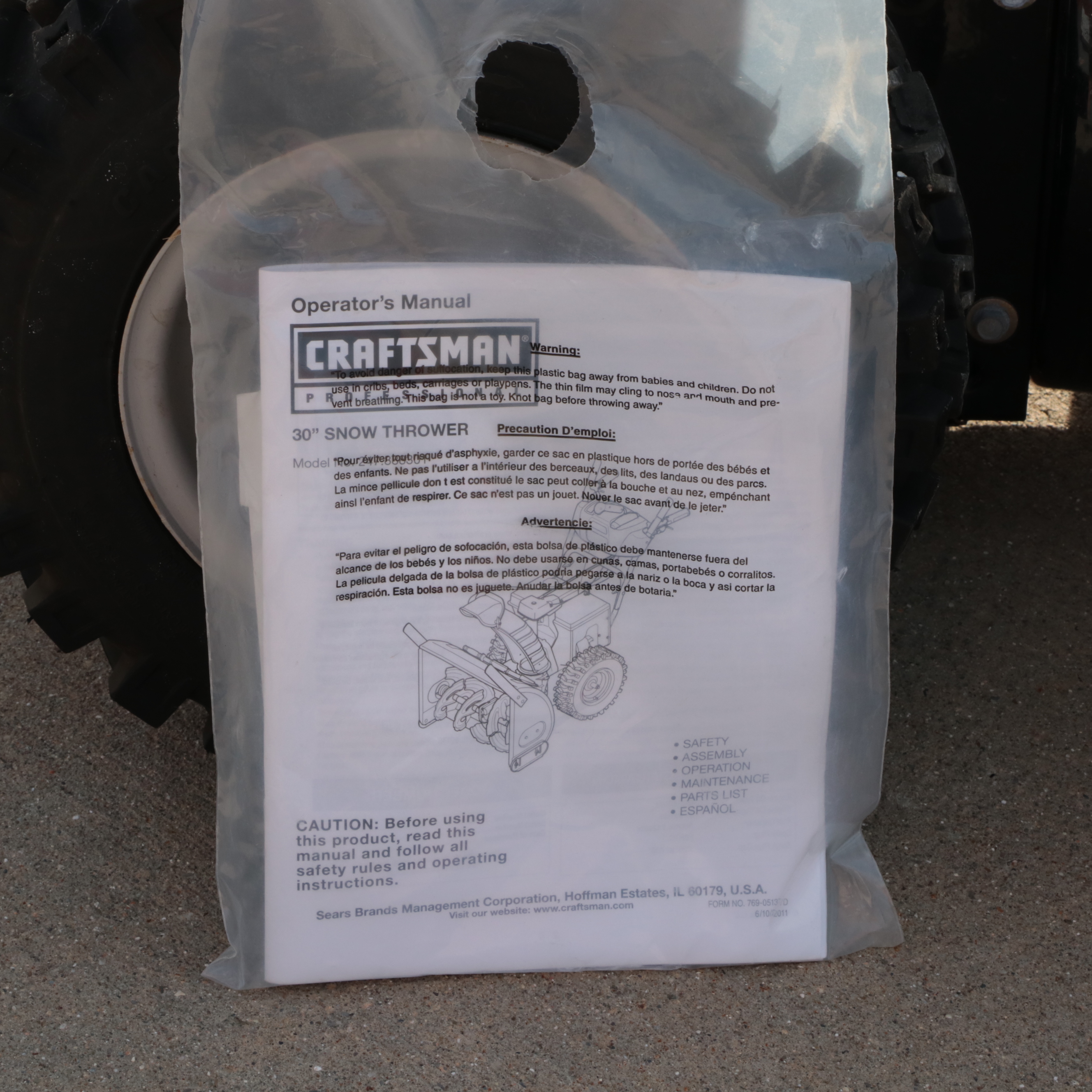 Craftsman Professional Series Snow blower