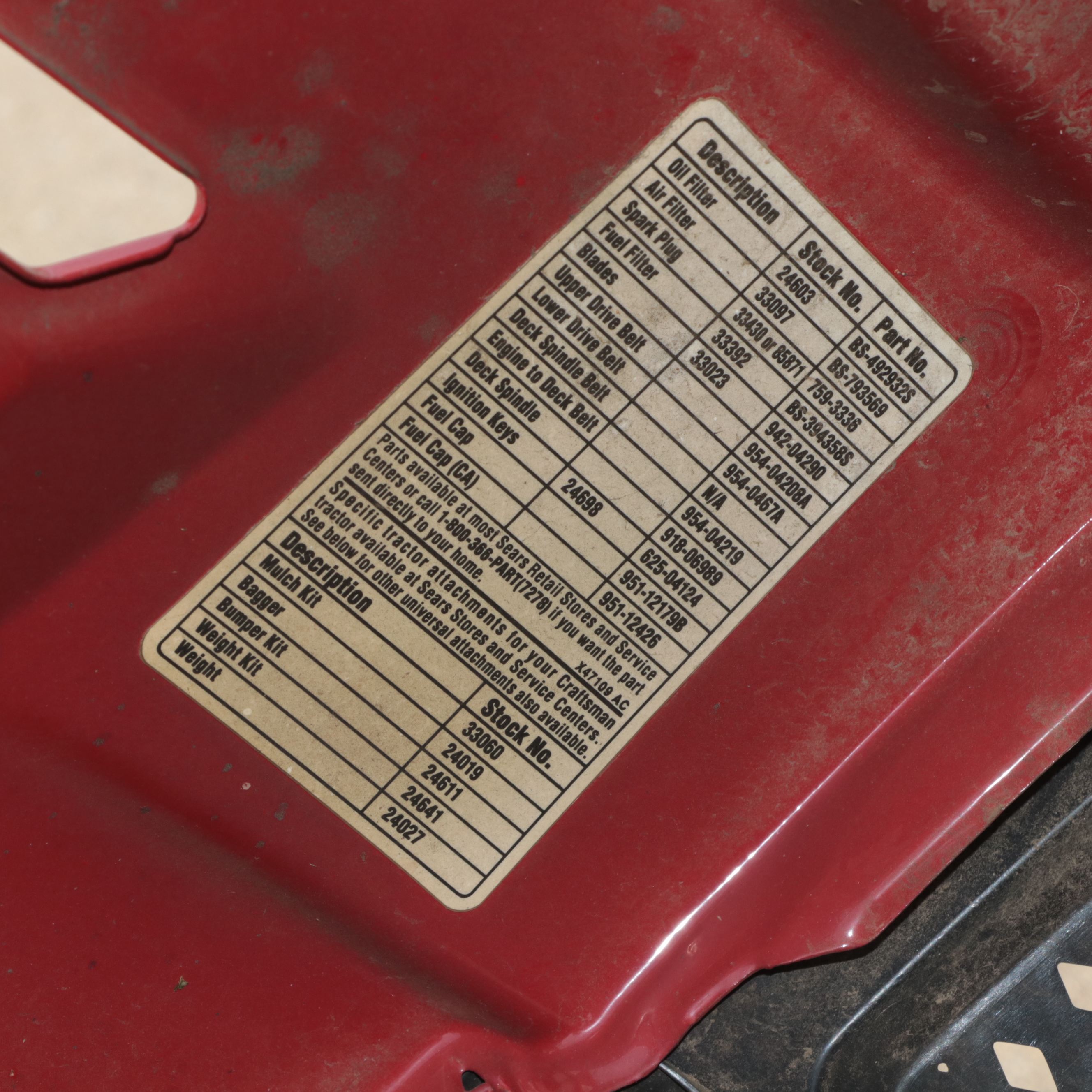 Craftsman T1600 Riding Mower