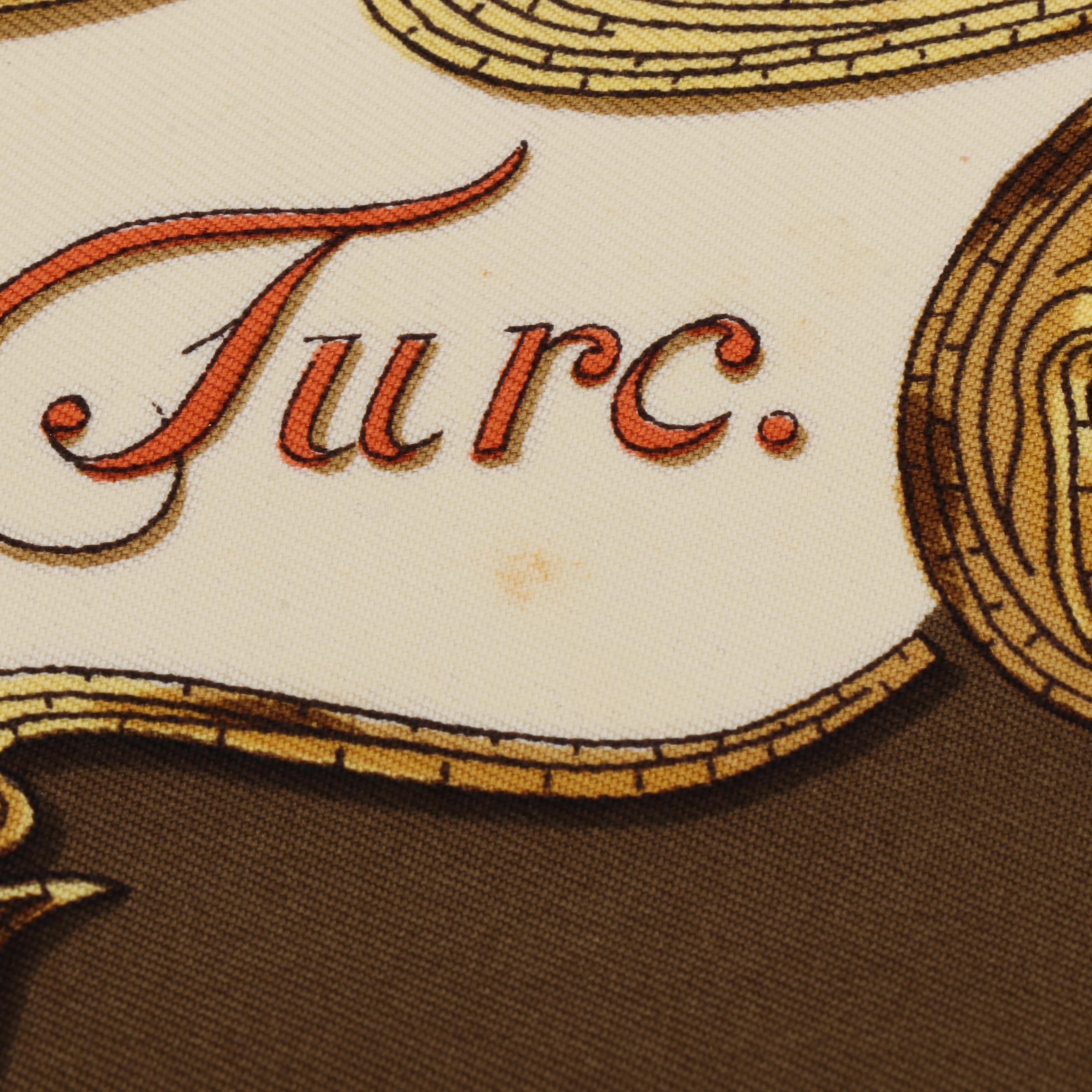 Hermès "Cheval Turc" Silk Twill Scarf