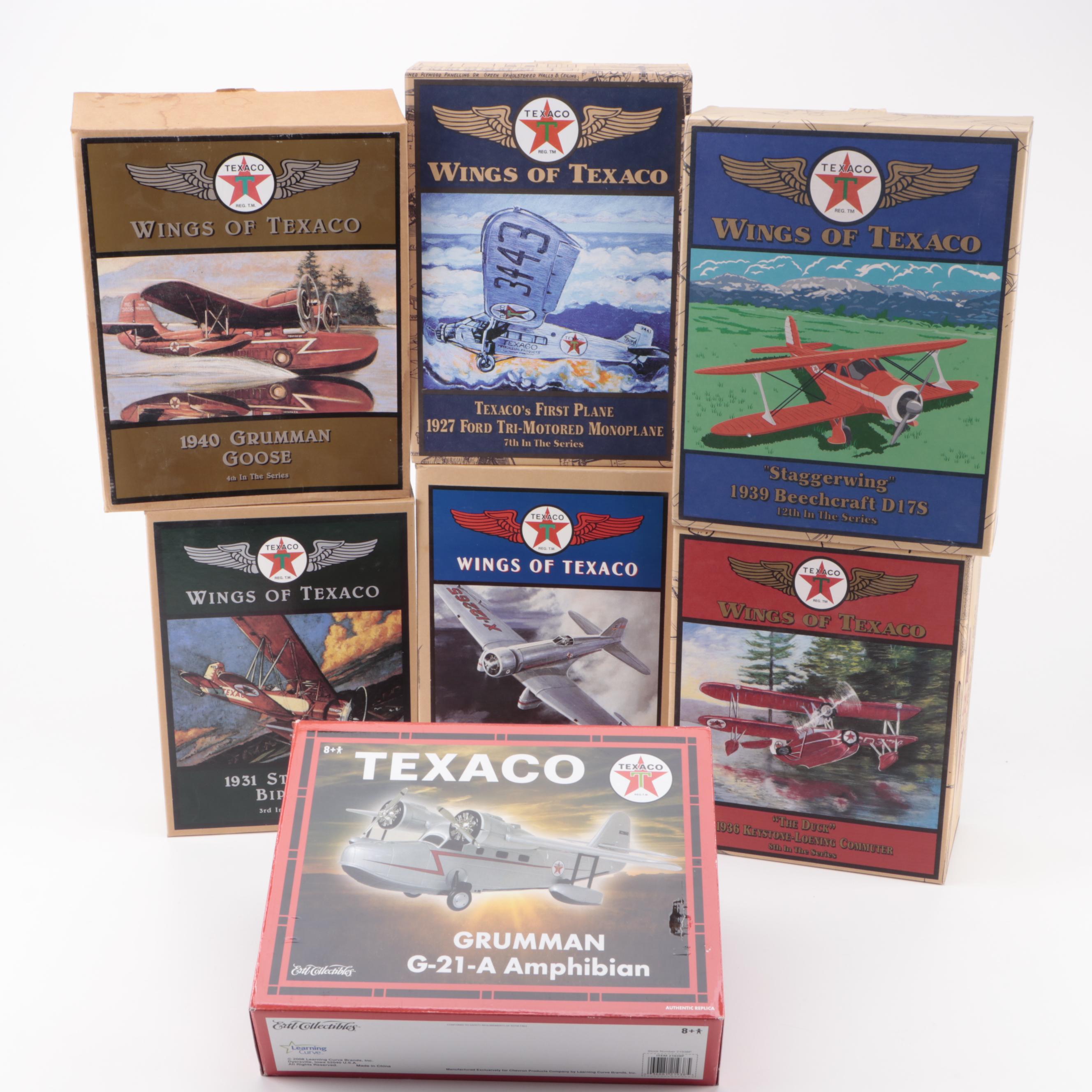 Ertl Collectibles "Wings of Texaco" Diecast Model Airplanes,