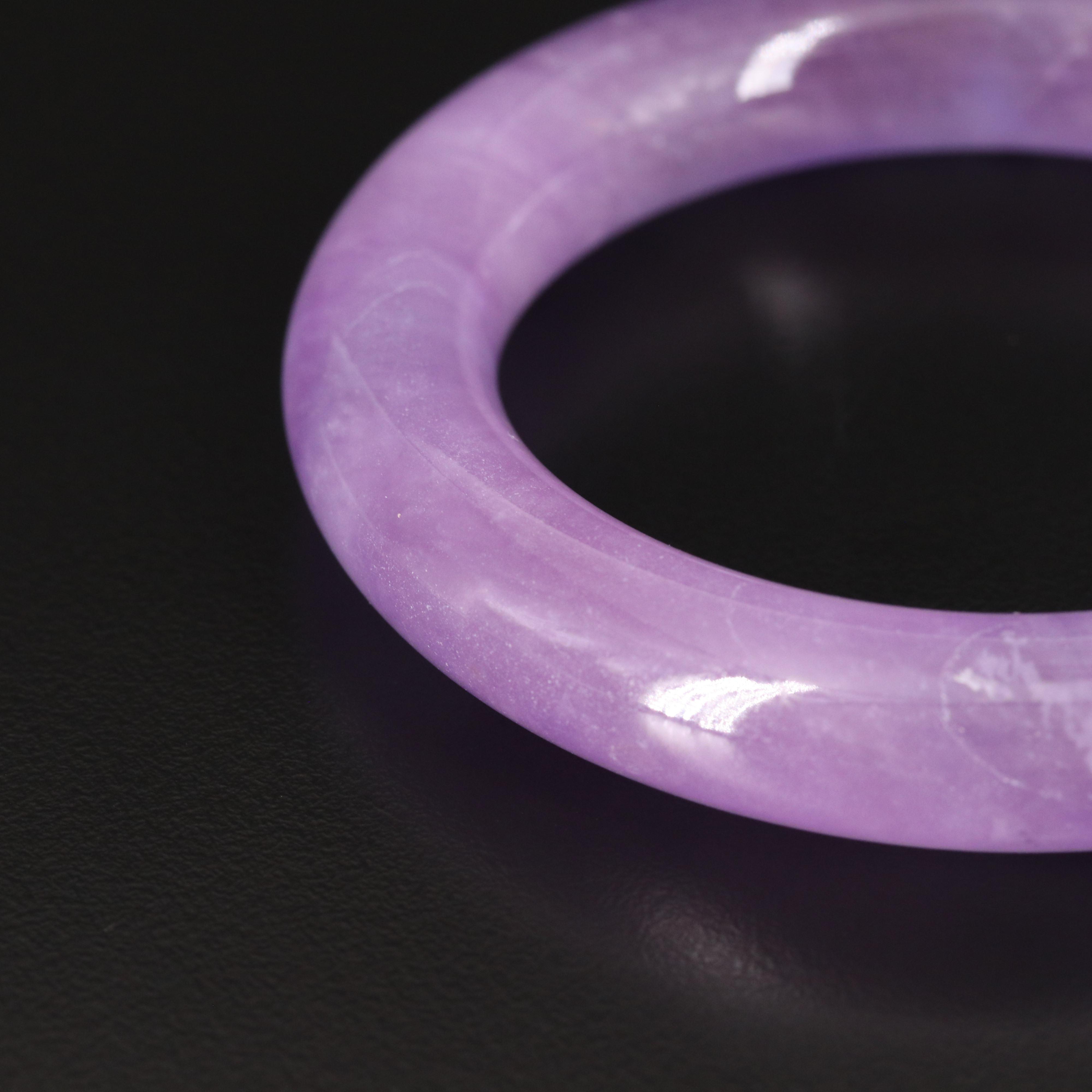 Jadeite Hololith Bangle