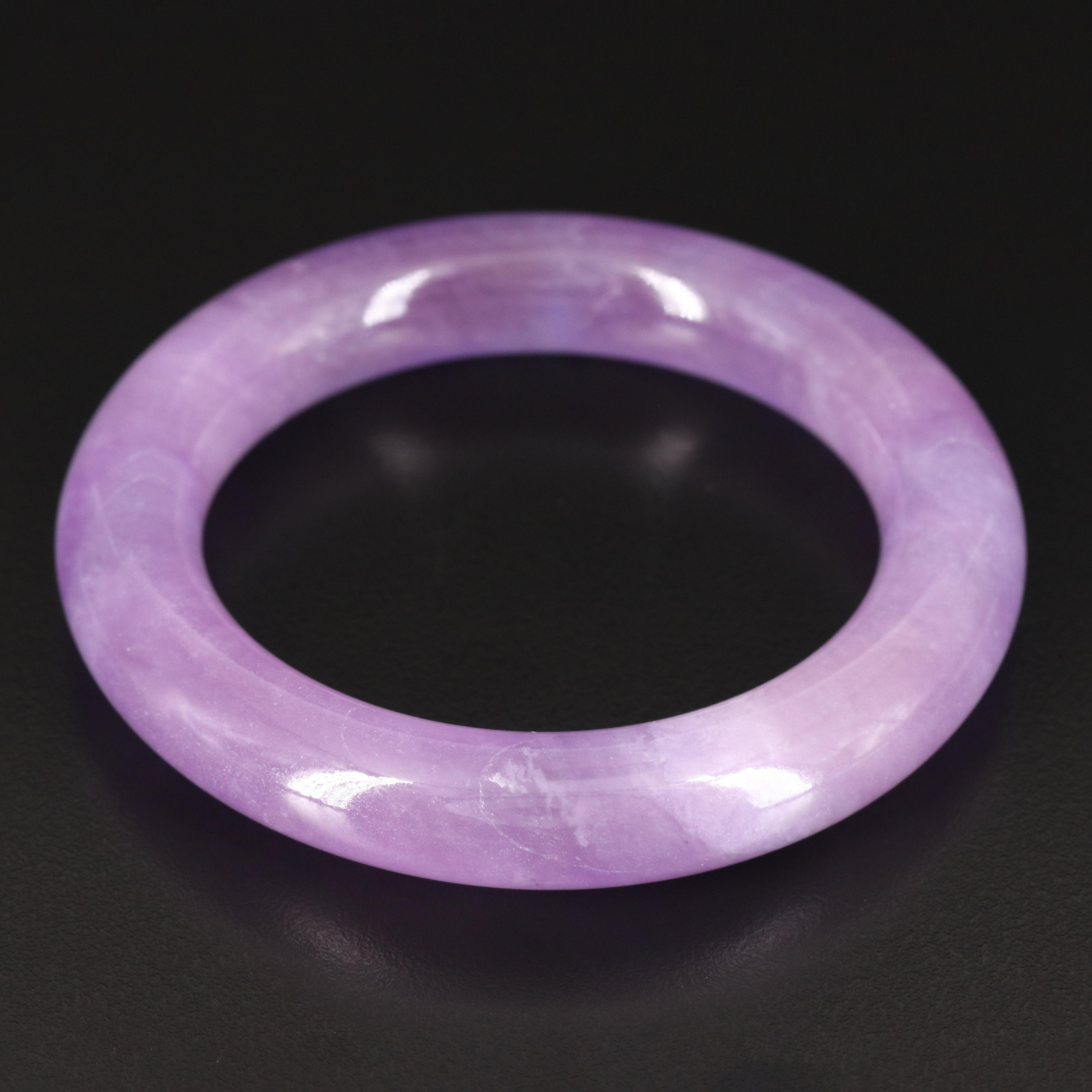 Jadeite Hololith Bangle