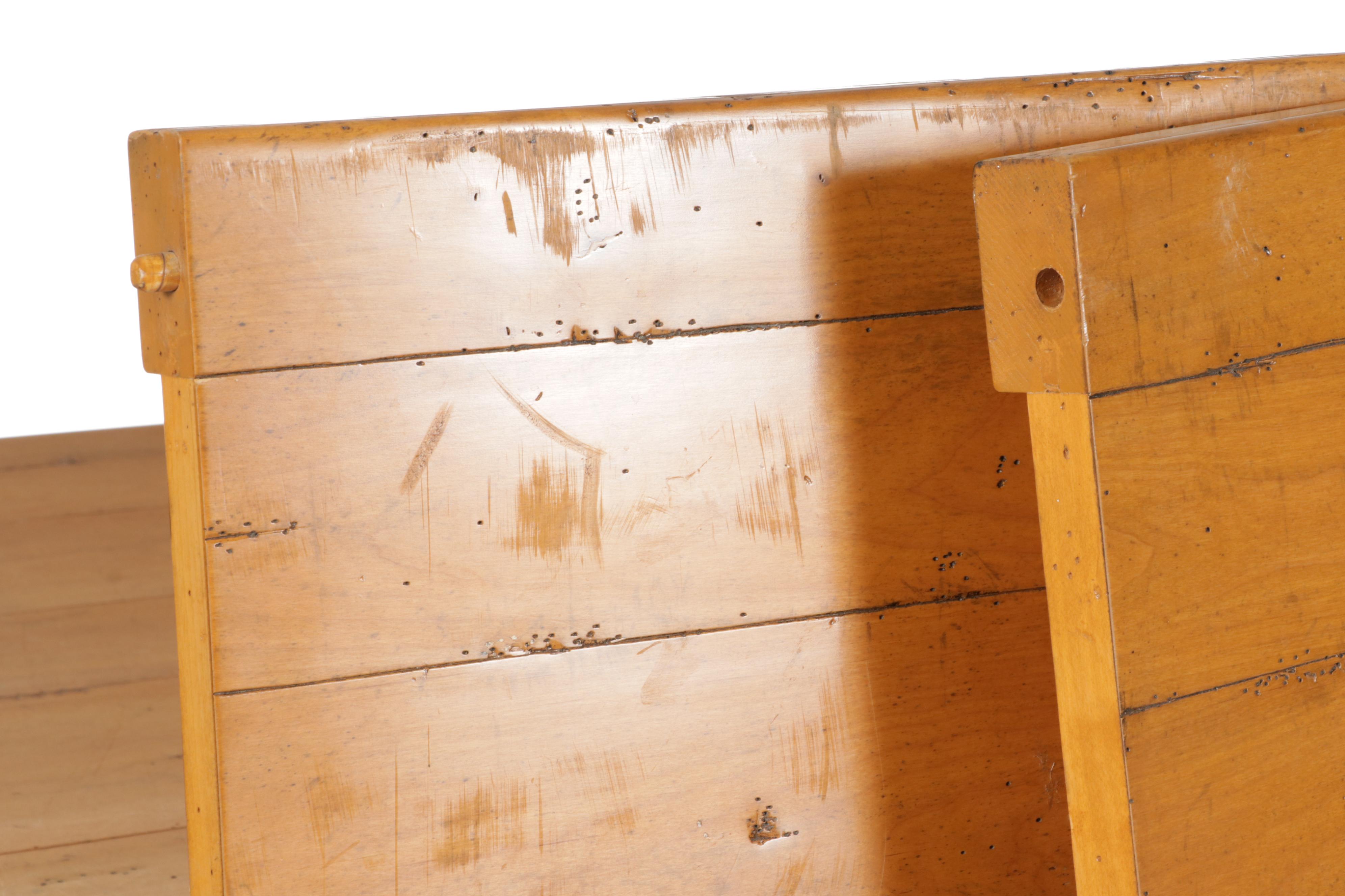 Spanish Baroque Style Extension Trestle Dining Table with Distressed Finish