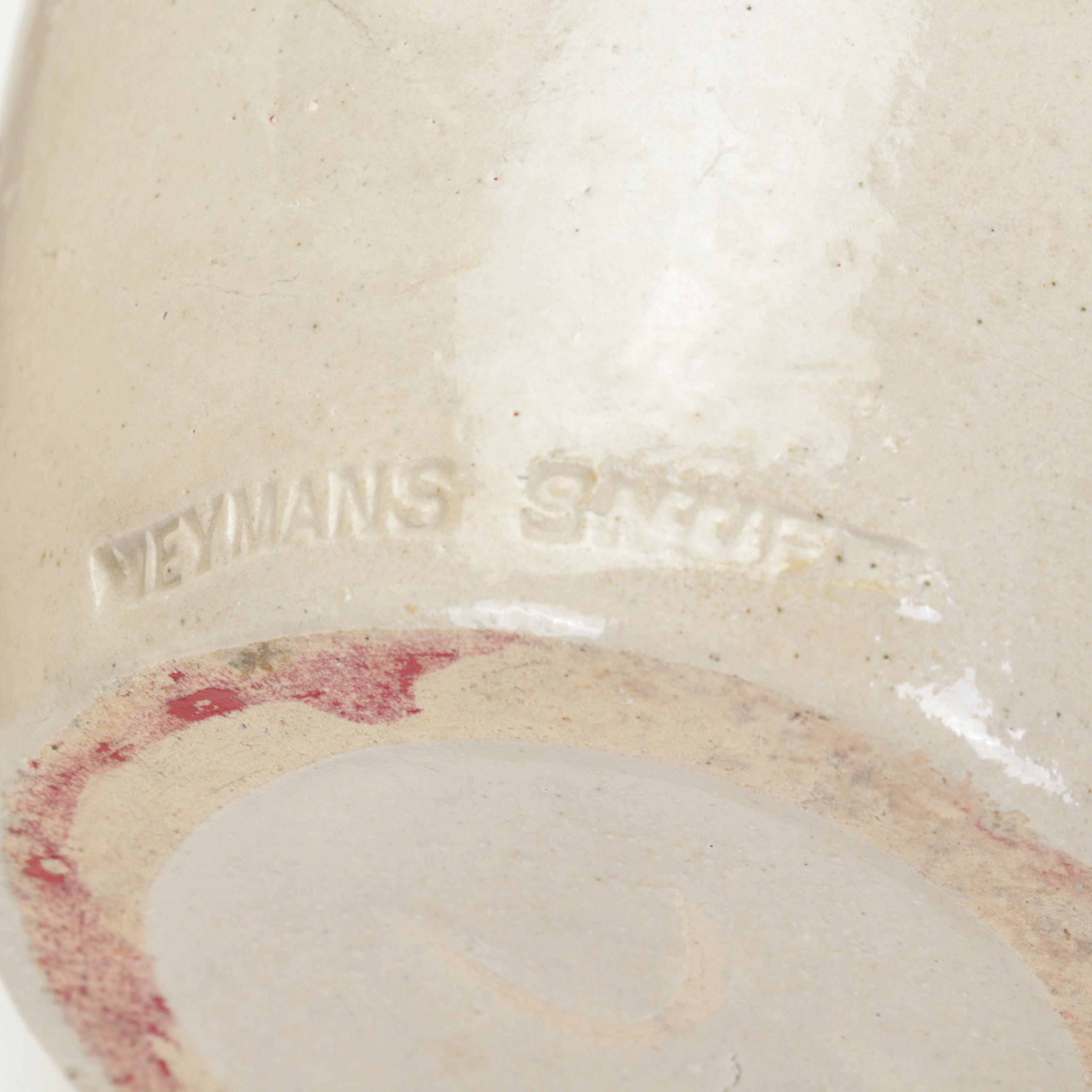 Advertisement and Other Salt Glazed Stoneware Crocks and Jugs