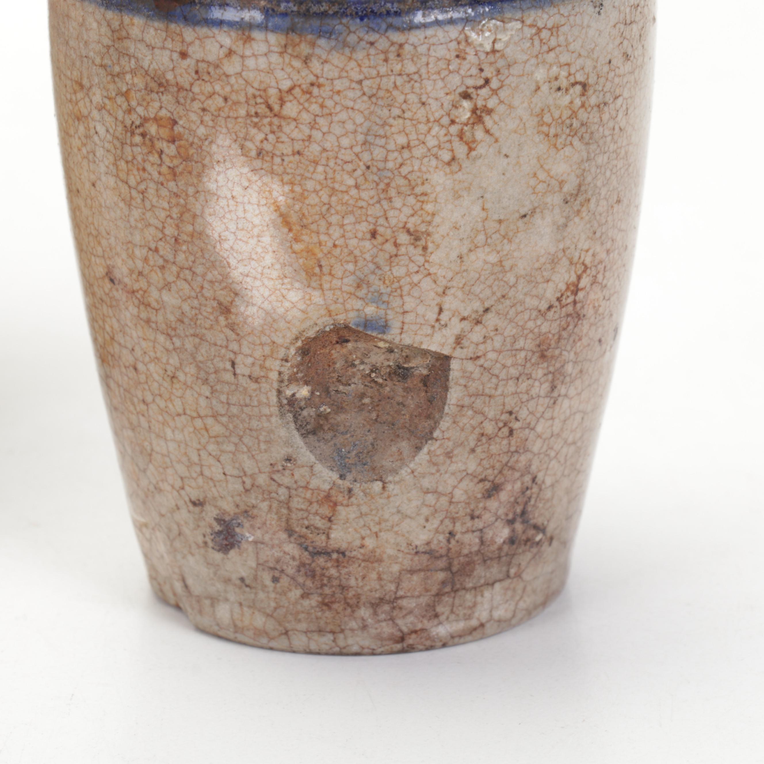 Advertisement and Other Salt Glazed Stoneware Crocks and Jugs