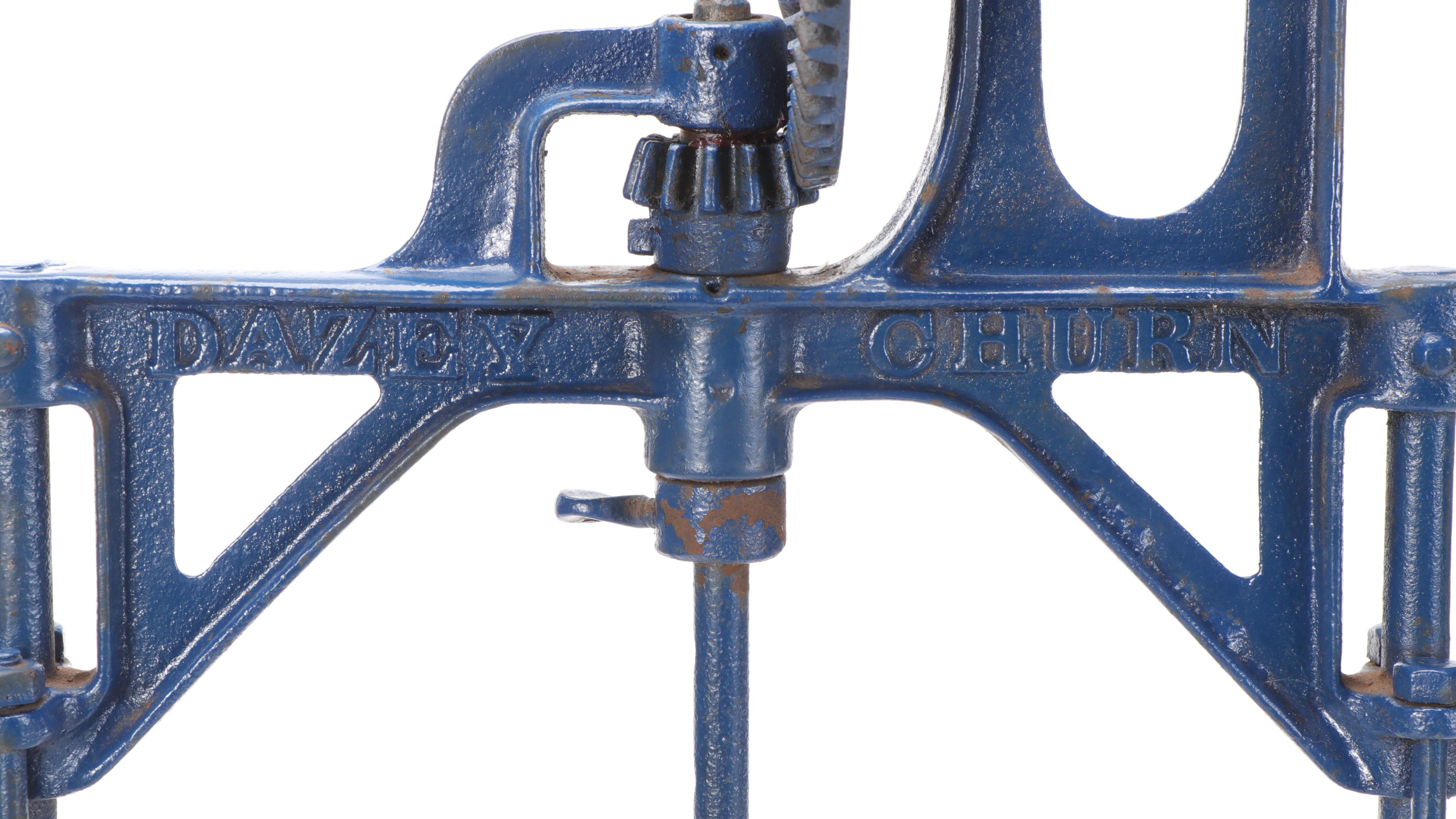 Dazey Hand-Crank Butter Churn With Frame