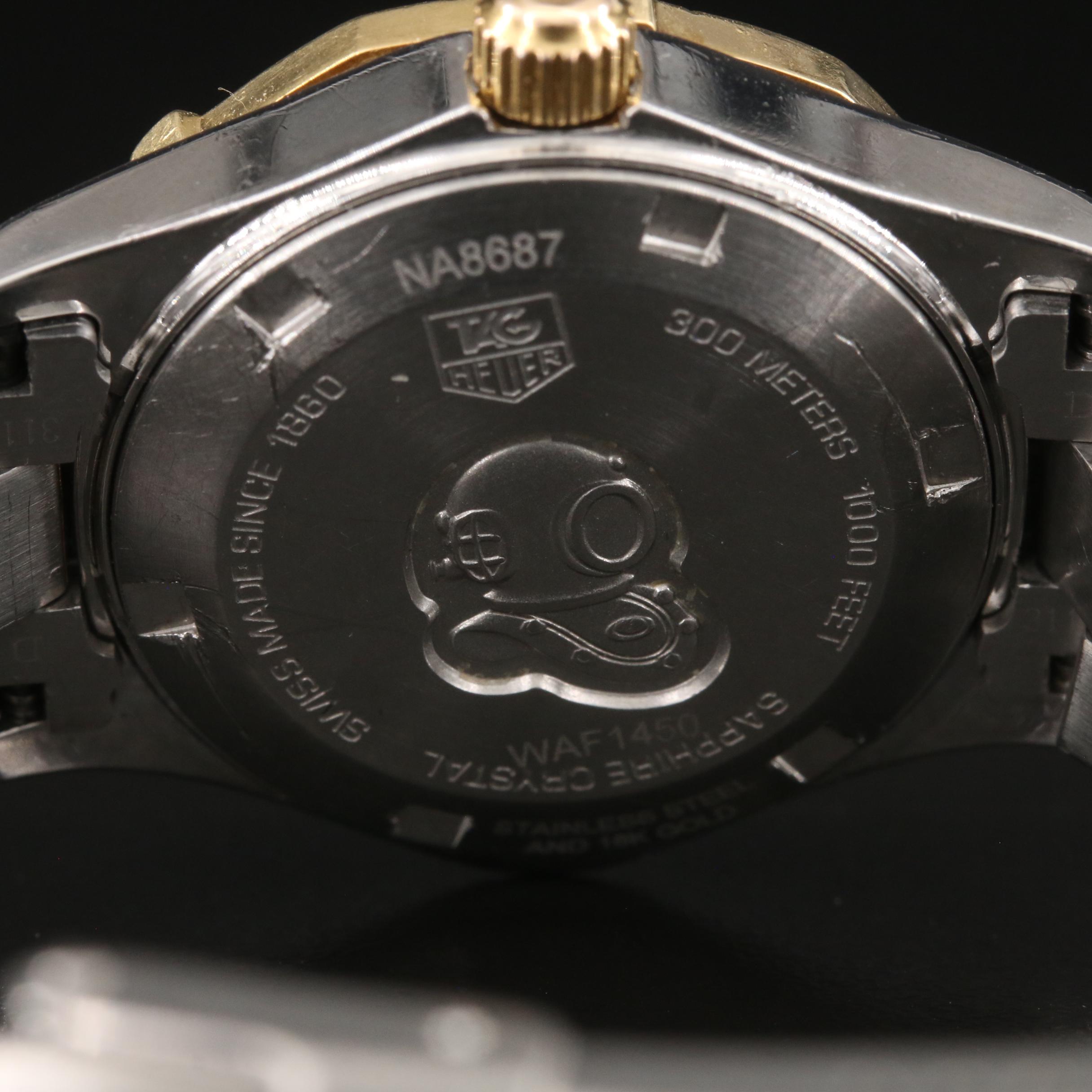 TAG Heuer Aquaracer Mother-of-Pearl Diamond Dial and Bezel Watch