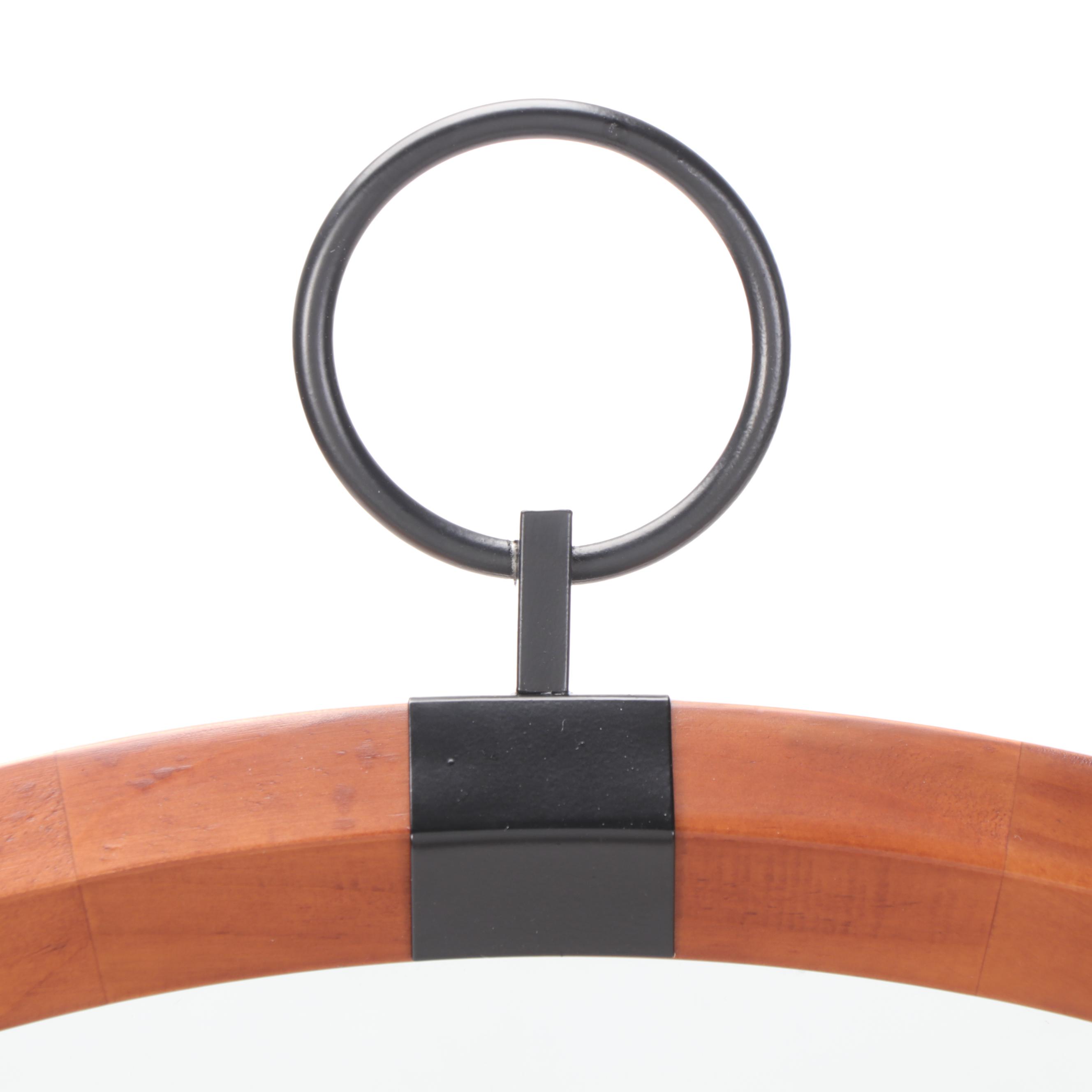 Threshold with Studio McGee 29" Round Wall Mirror with Black Hook