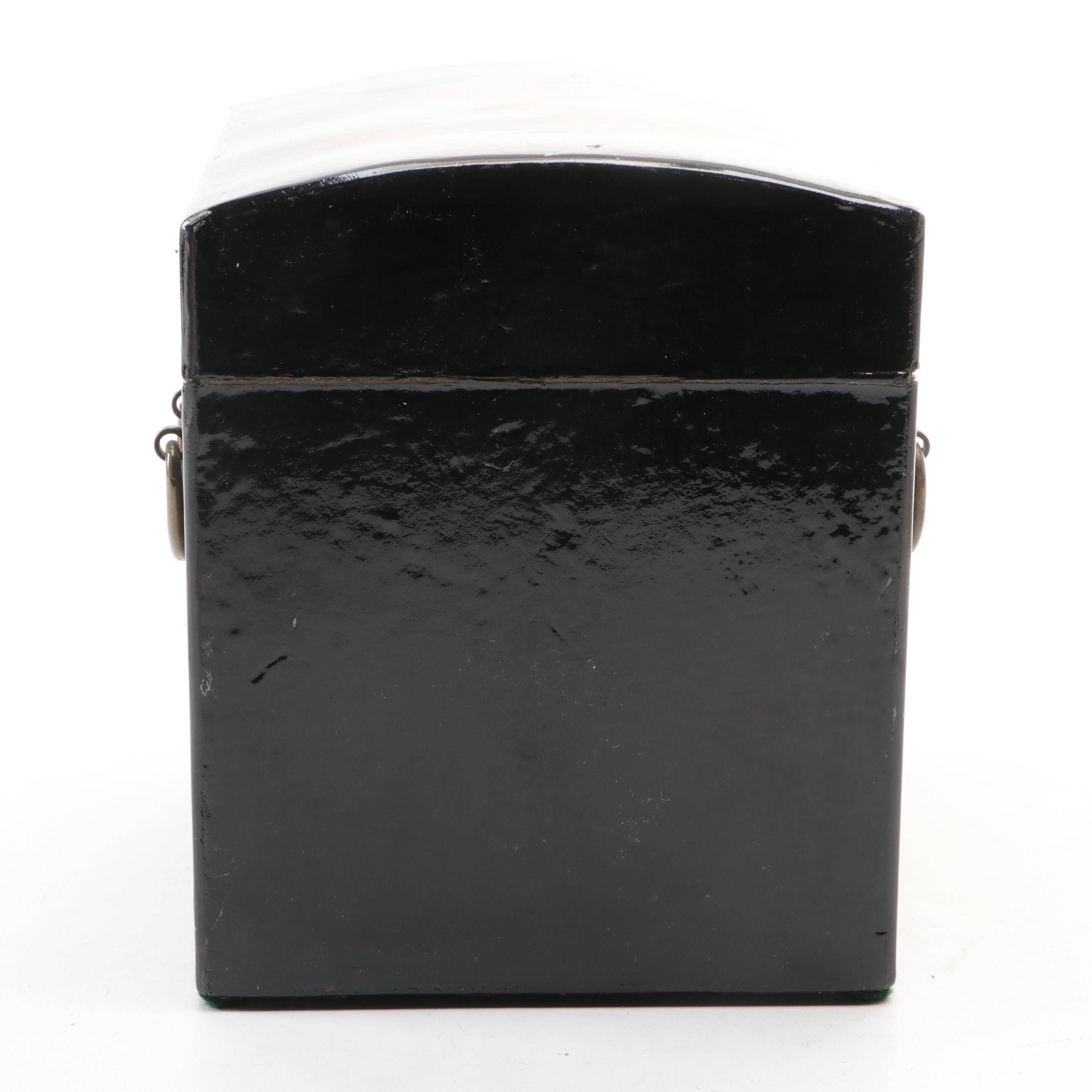 Chinese Black Lacquerware Box