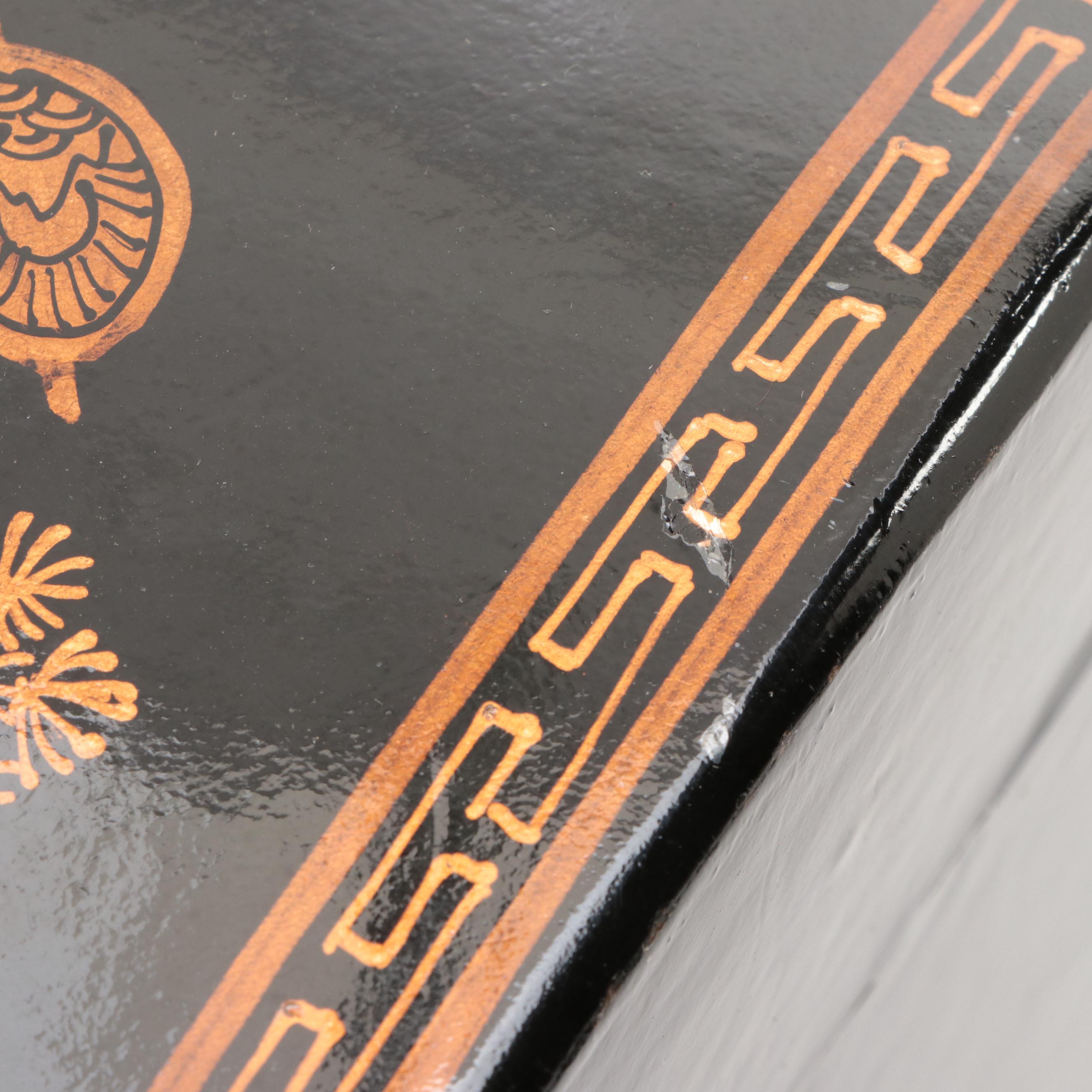 Chinese Black Lacquerware Box