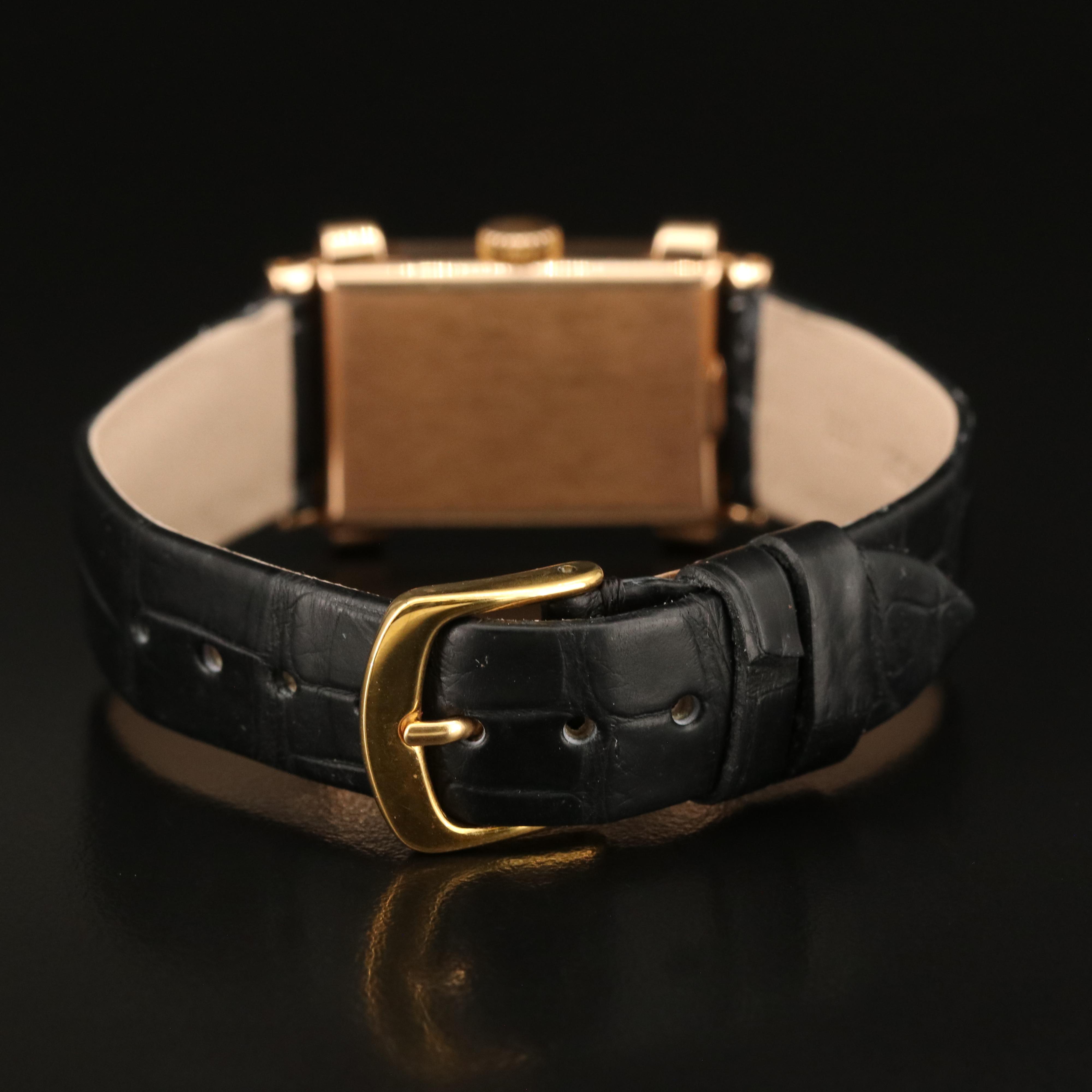 Vintage 18K Rose Gold Patek Philippe & Co. Top Hat Manual Wind Watch