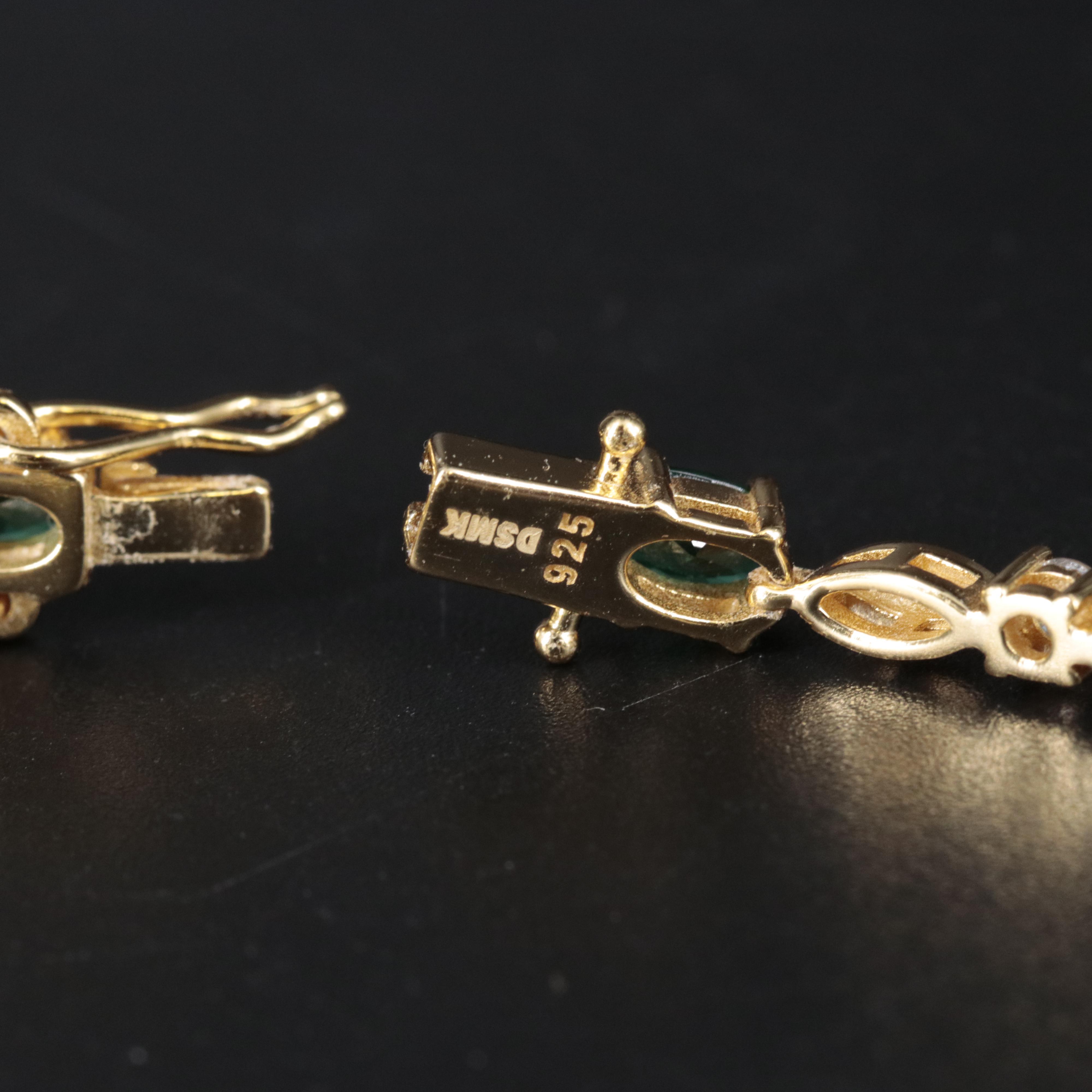 Sterling Gemstone Bracelet