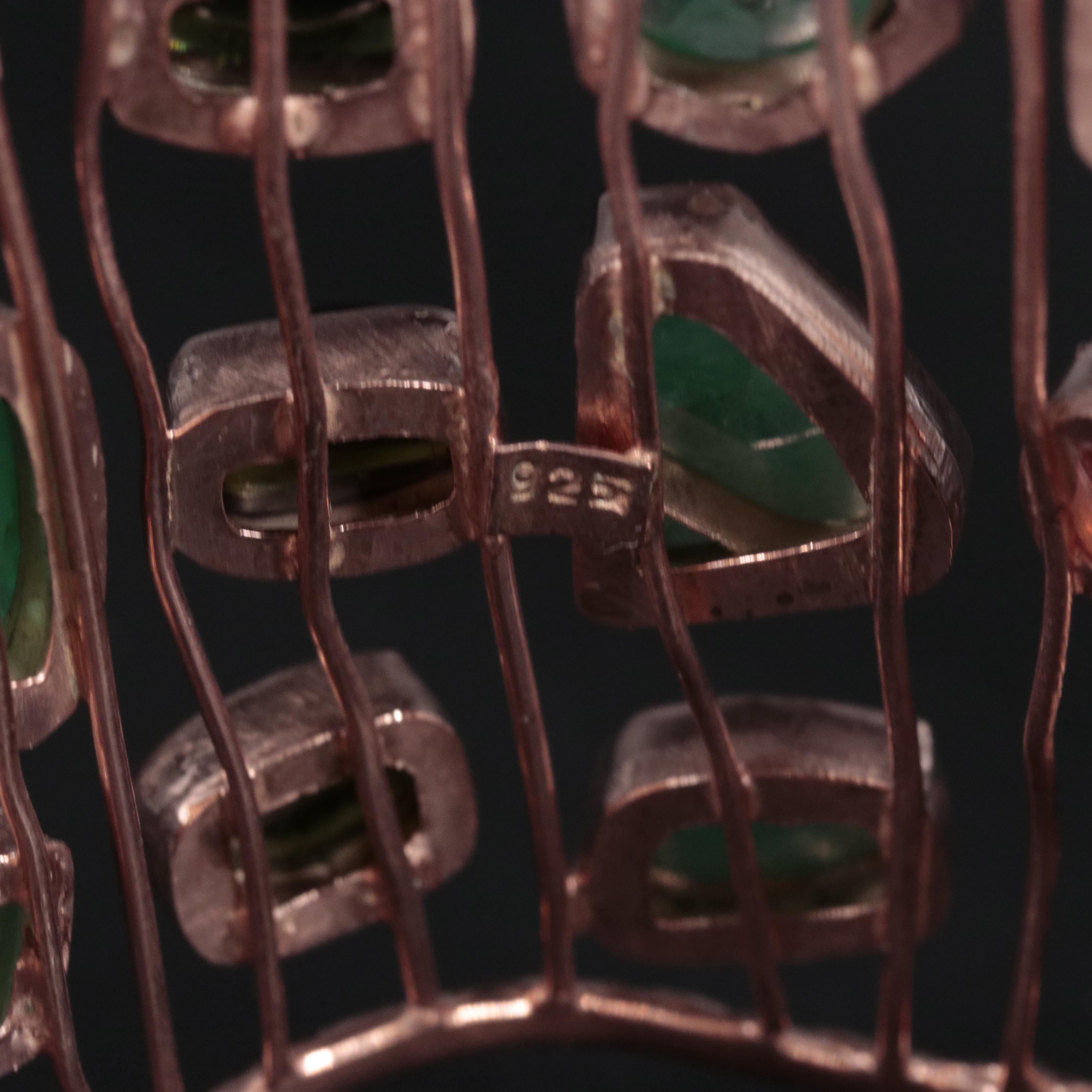 Sterling Silver Multi-Gemstone Bracelet